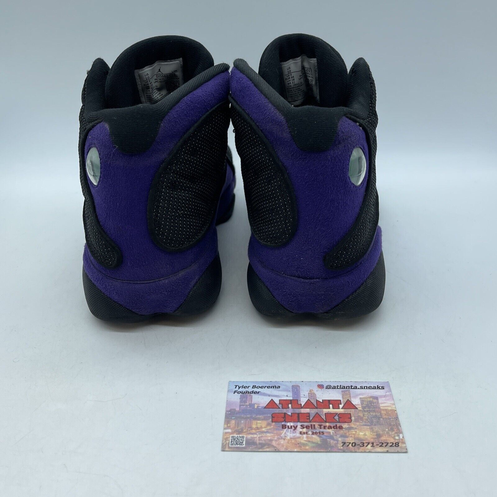 Size 10 - Jordan 13 Retro Court Purple Black Suede Leather (DJ5982-015)