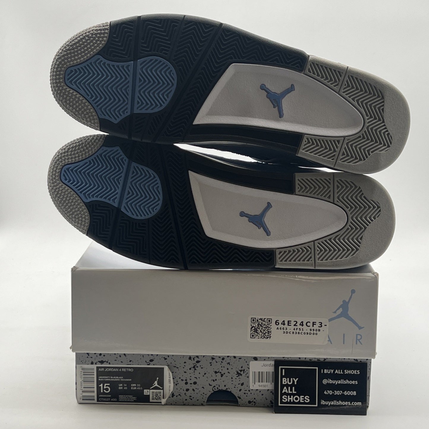 Size 15 - Air Jordan 4 Retro Mid University Blue (CT8527-400)