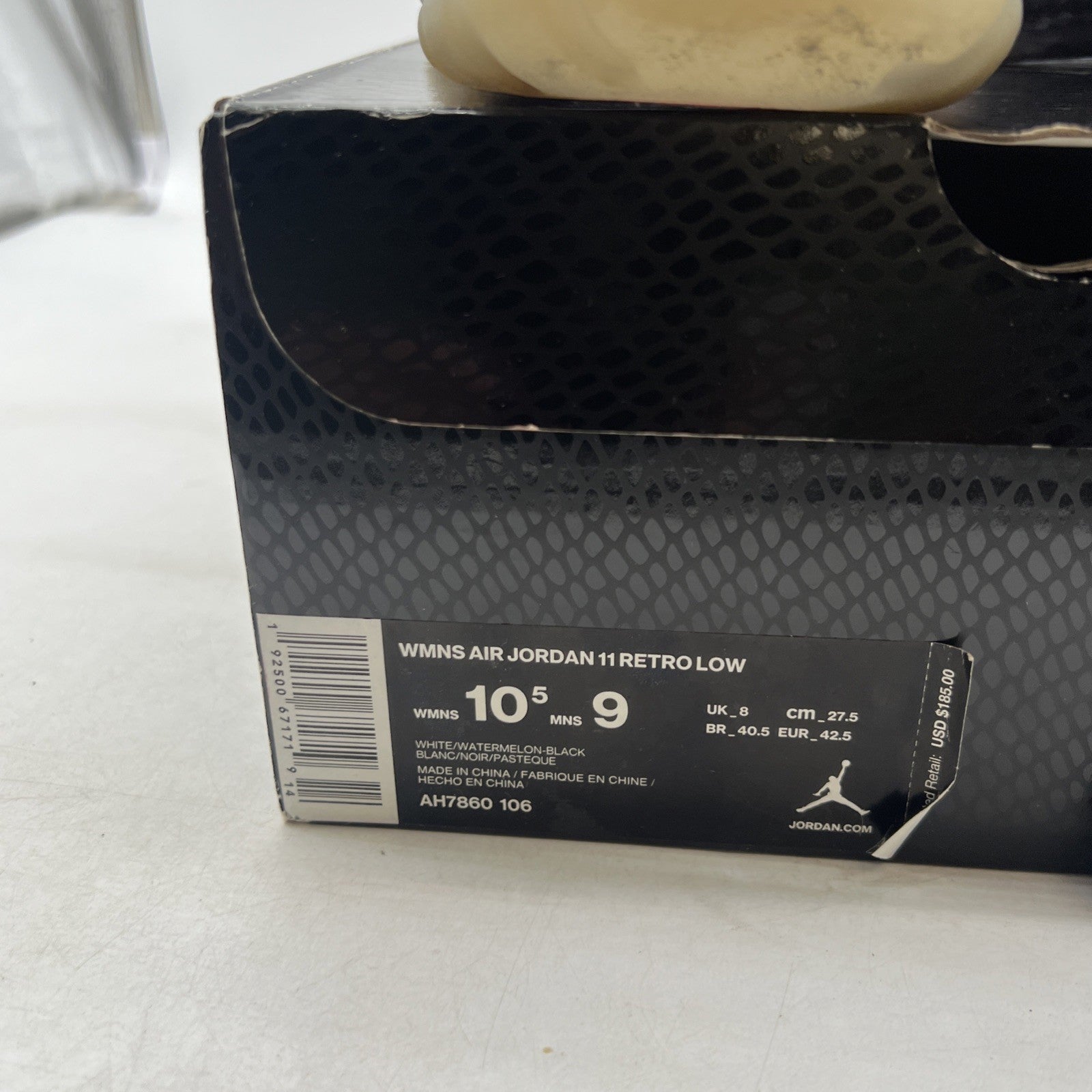 Size 10.5 - Air Jordan 11 Retro Low Pink Snakeskin W (AH7860-106)