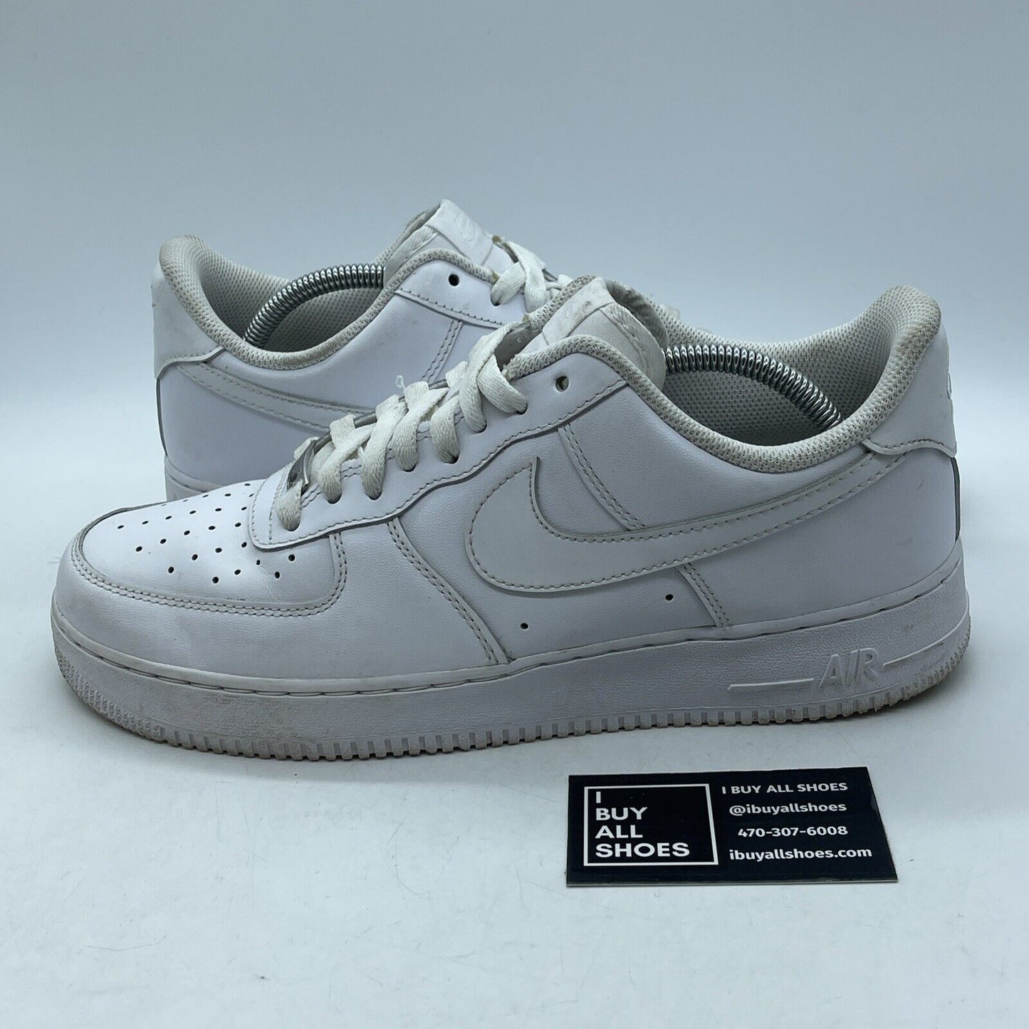 Size 11 - Nike Air Force 1 '07 Low Triple White Suede Leather (CW2288-111)