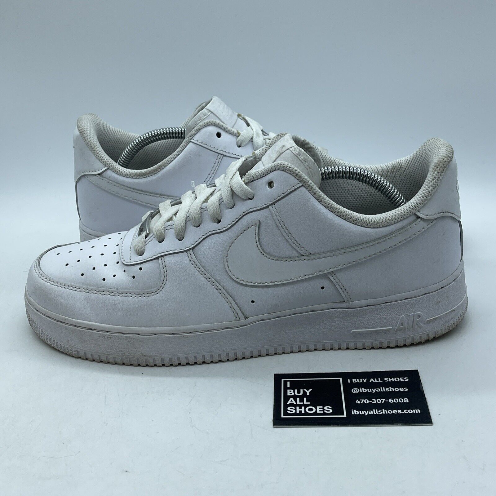Size 11 - Nike Air Force 1 '07 Low Triple White Suede Leather (CW2288-111)