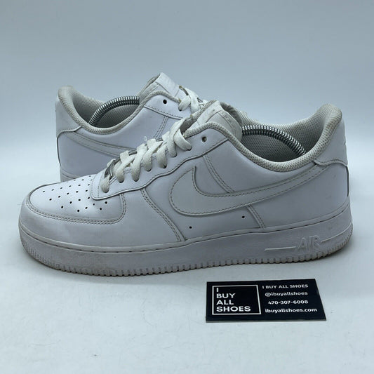 Size 11 - Nike Air Force 1 '07 Low Triple White Suede Leather (CW2288-111)