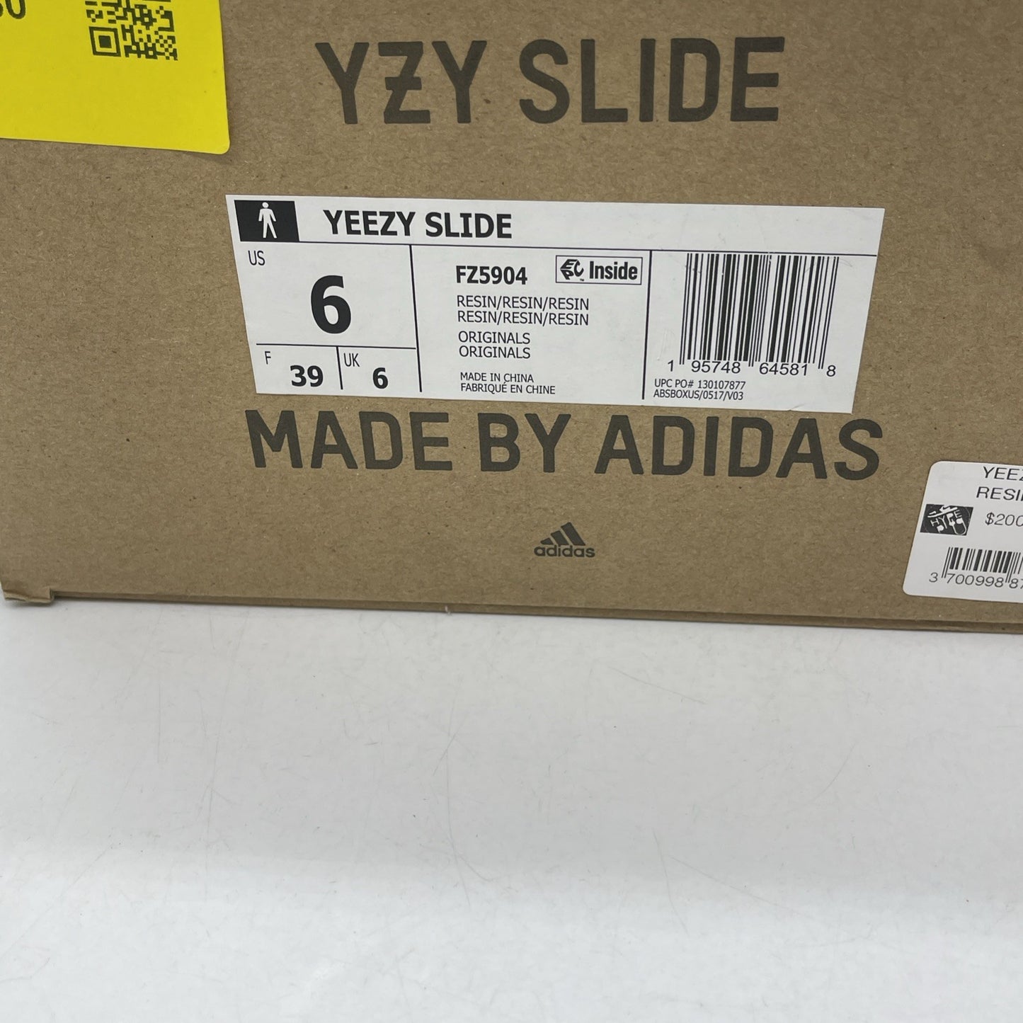 Size 6 - Adidas Yeezy Slide Resin 2022 (FZ5904)