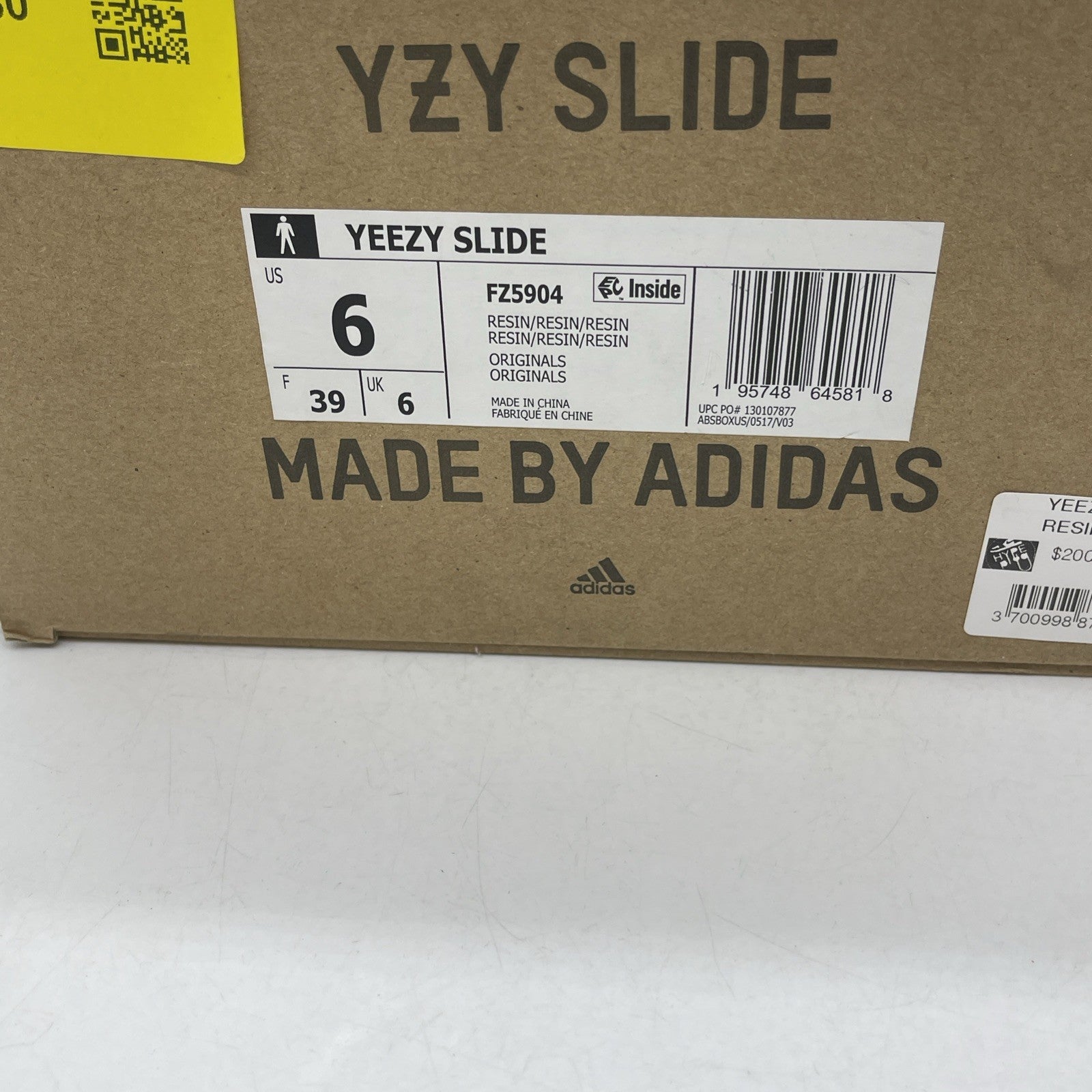Size 6 - Adidas Yeezy Slide Resin 2022 (FZ5904)