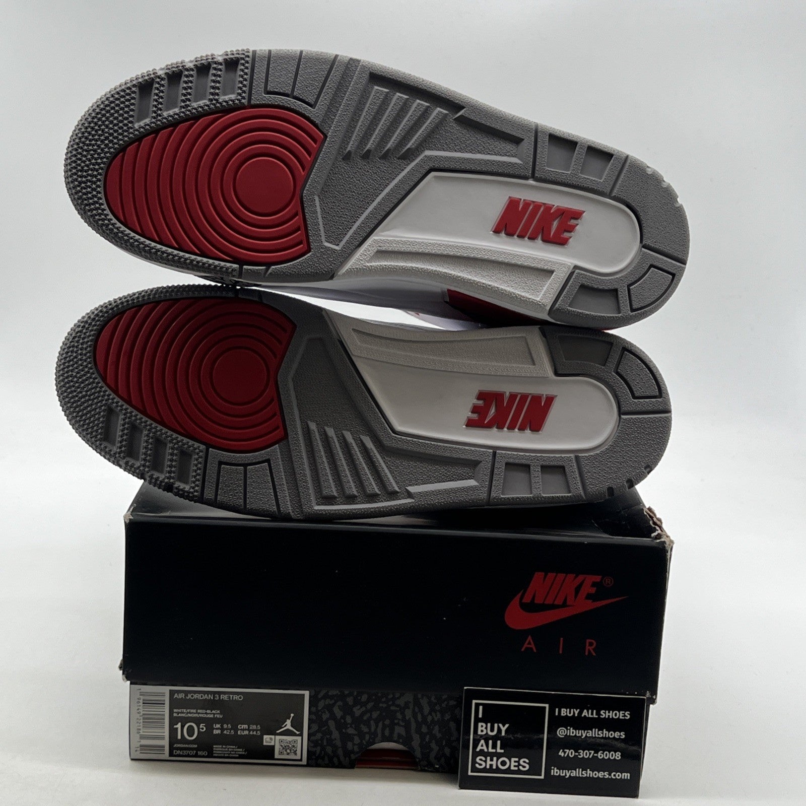 Size 10.5 - Air Jordan 3 Retro Mid Fire Red (DN3707-160)