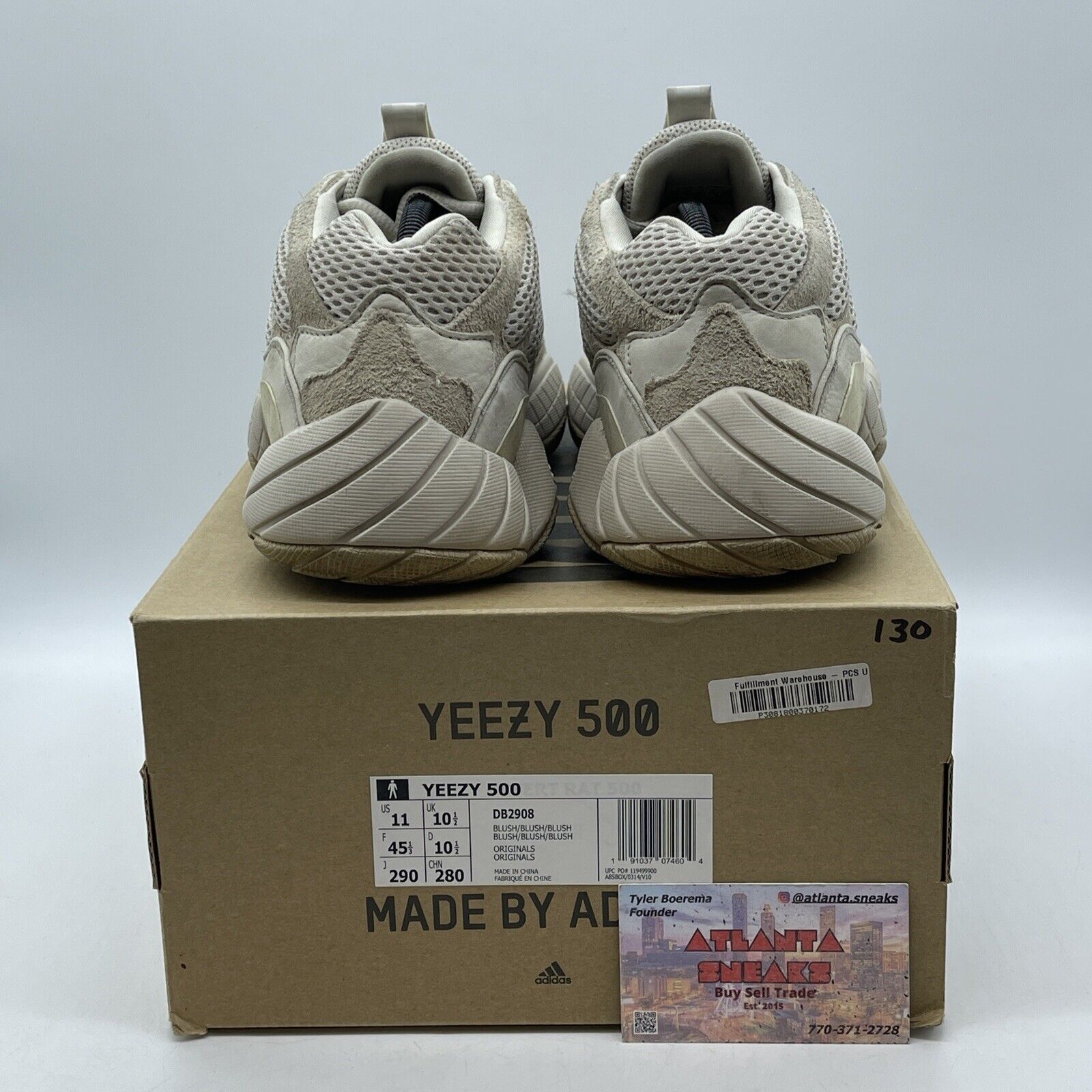 Size 11 - adidas Yeezy 500 Blush Brown Suede Leather (DB2908)