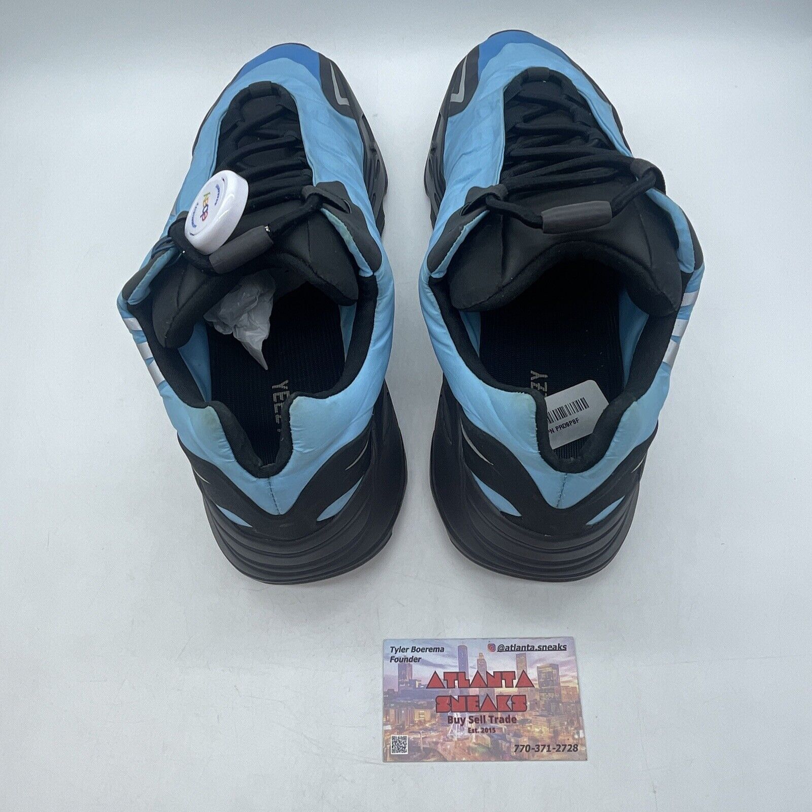 Size 13 - adidas Yeezy Boost 700 MNVN Bright Cyan Blue Silver Black (GZ3079)