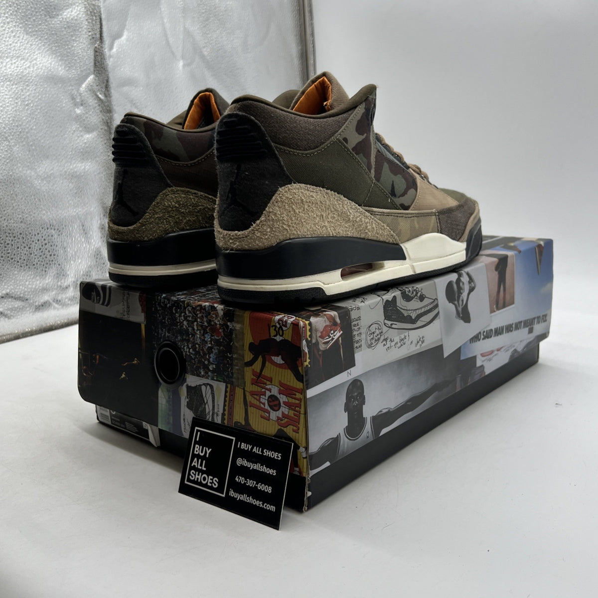 Size 8.5 - Air Jordan 3 Retro Patchwork 2021 (DO1830-200)