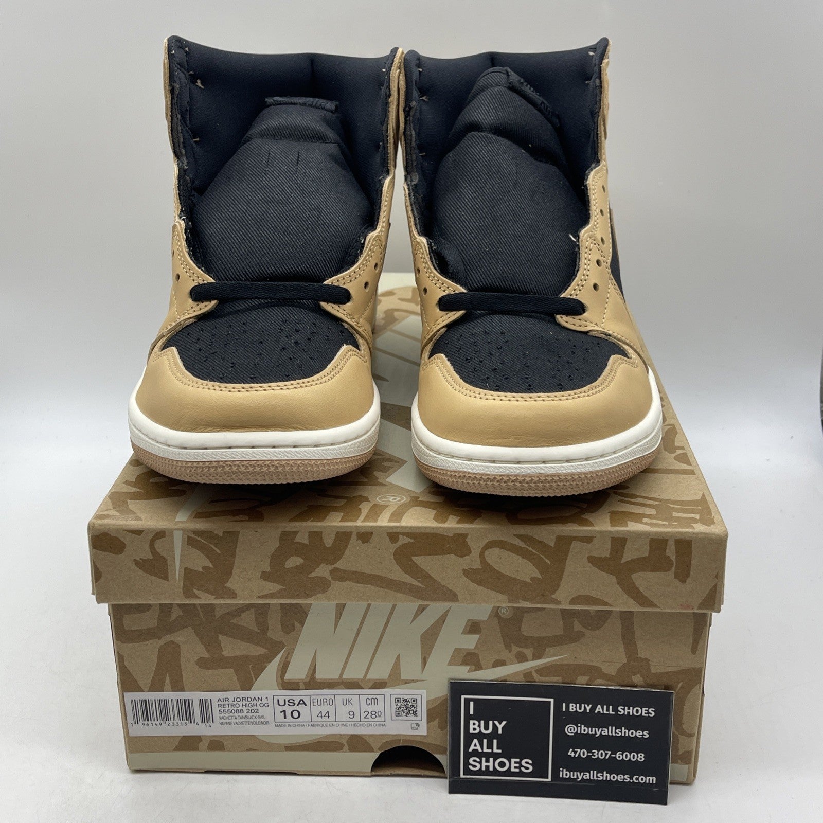 Size 10 - Air Jordan 1 Retro High OG Heirloom 2022 (555088-202)