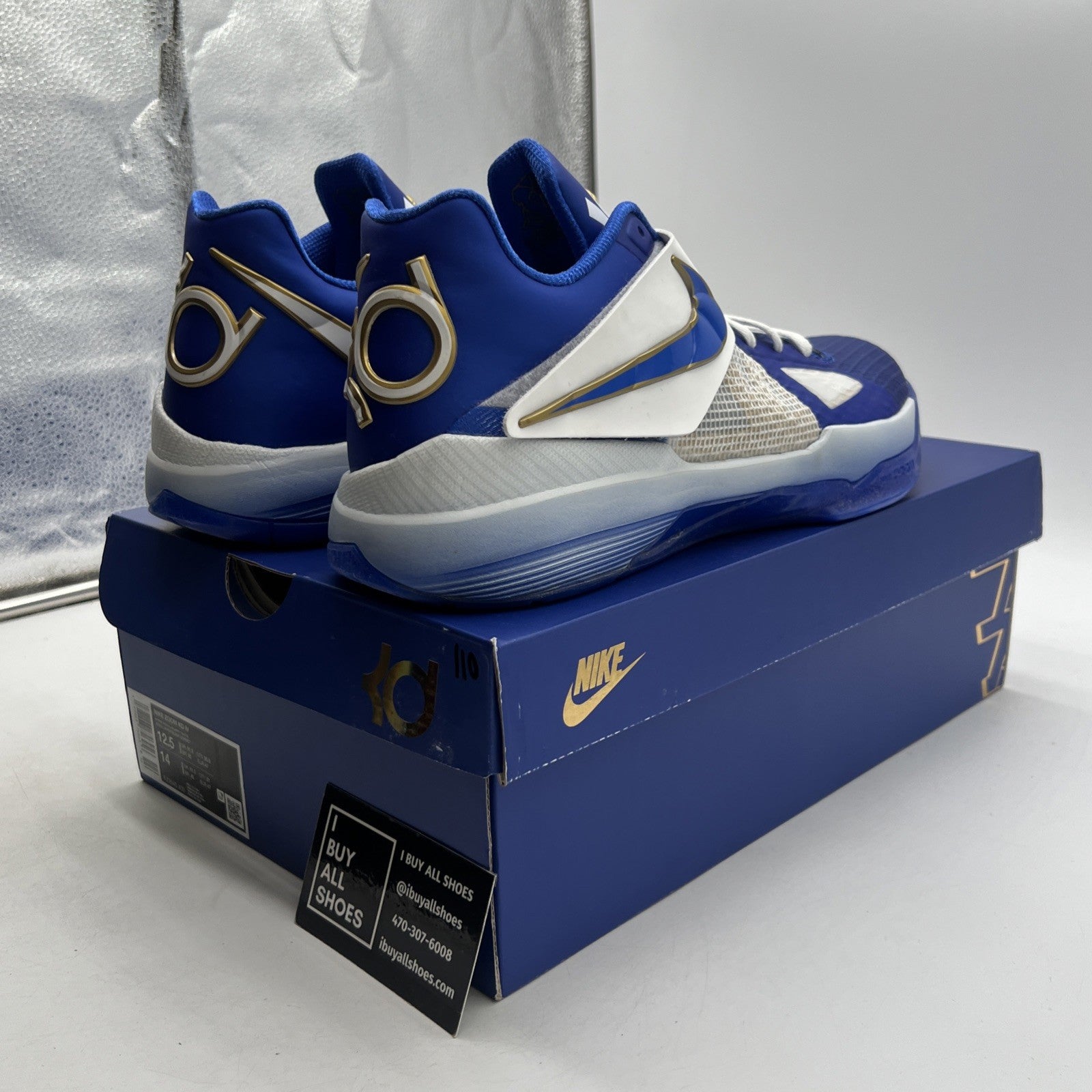 Size 12.5 - Nike Zoom KD 4 The Real MVP - Hyper Royal (FZ3540-400)