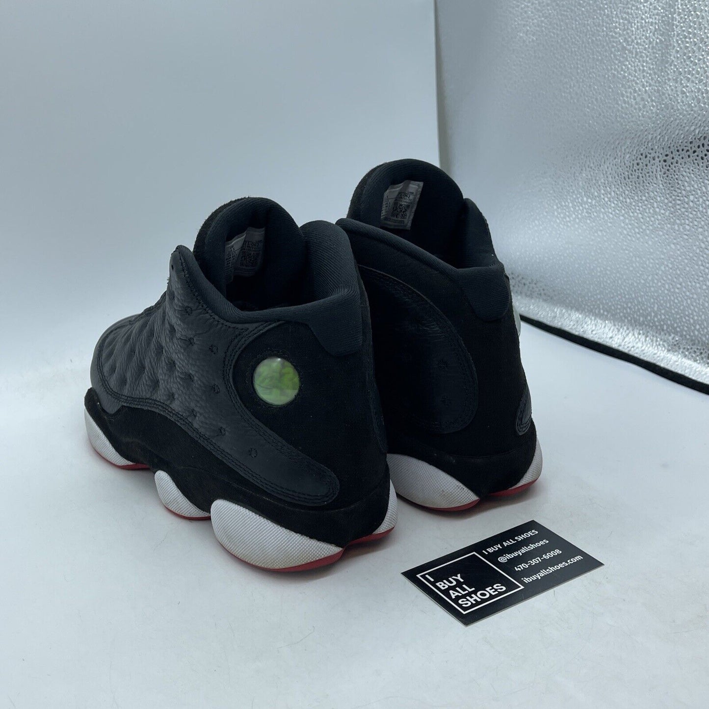 Size 10.5 - Jordan 13 Retro Mid Playoff Black Suede Leather (414571-062)
