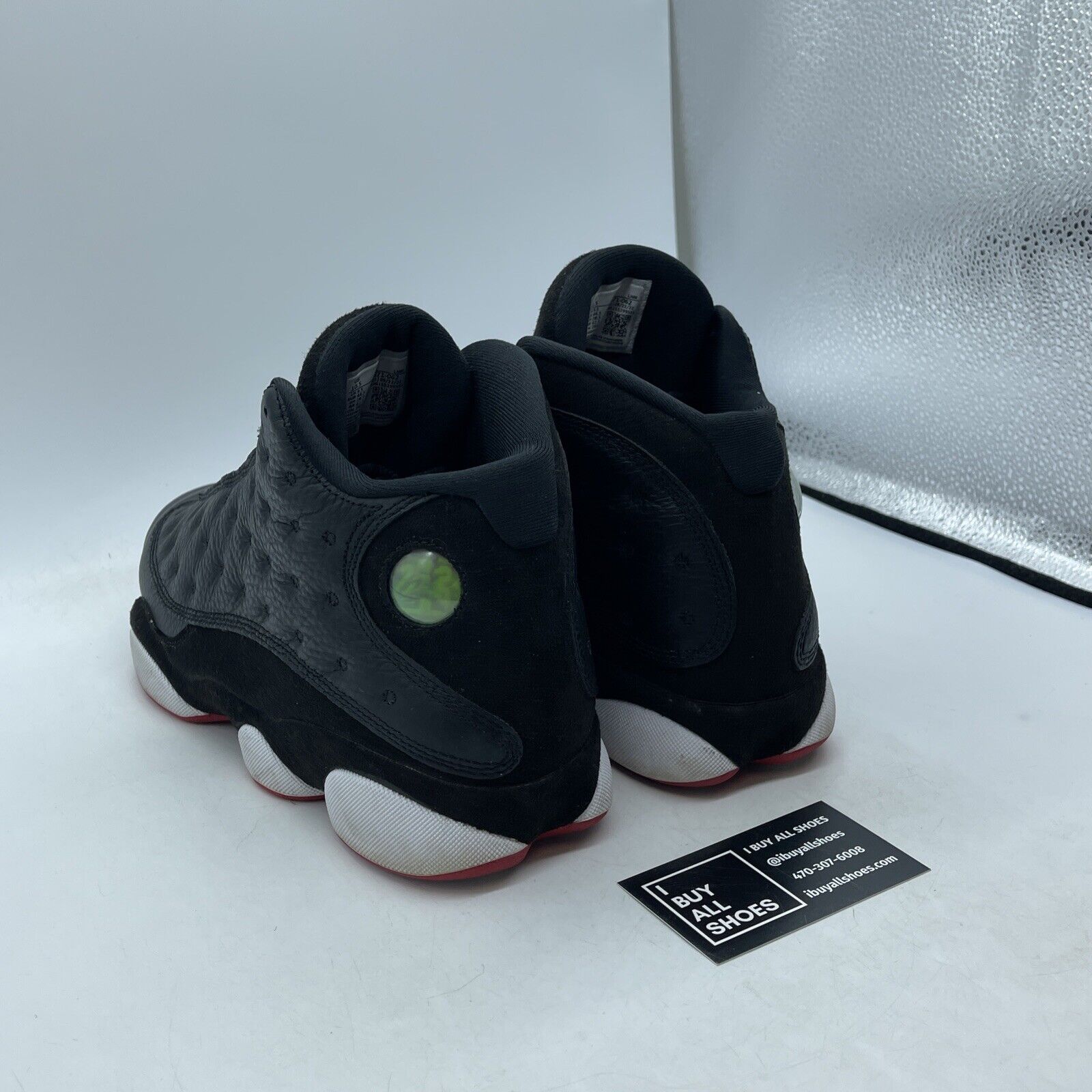 Size 10.5 - Jordan 13 Retro Mid Playoff Black Suede Leather (414571-062)