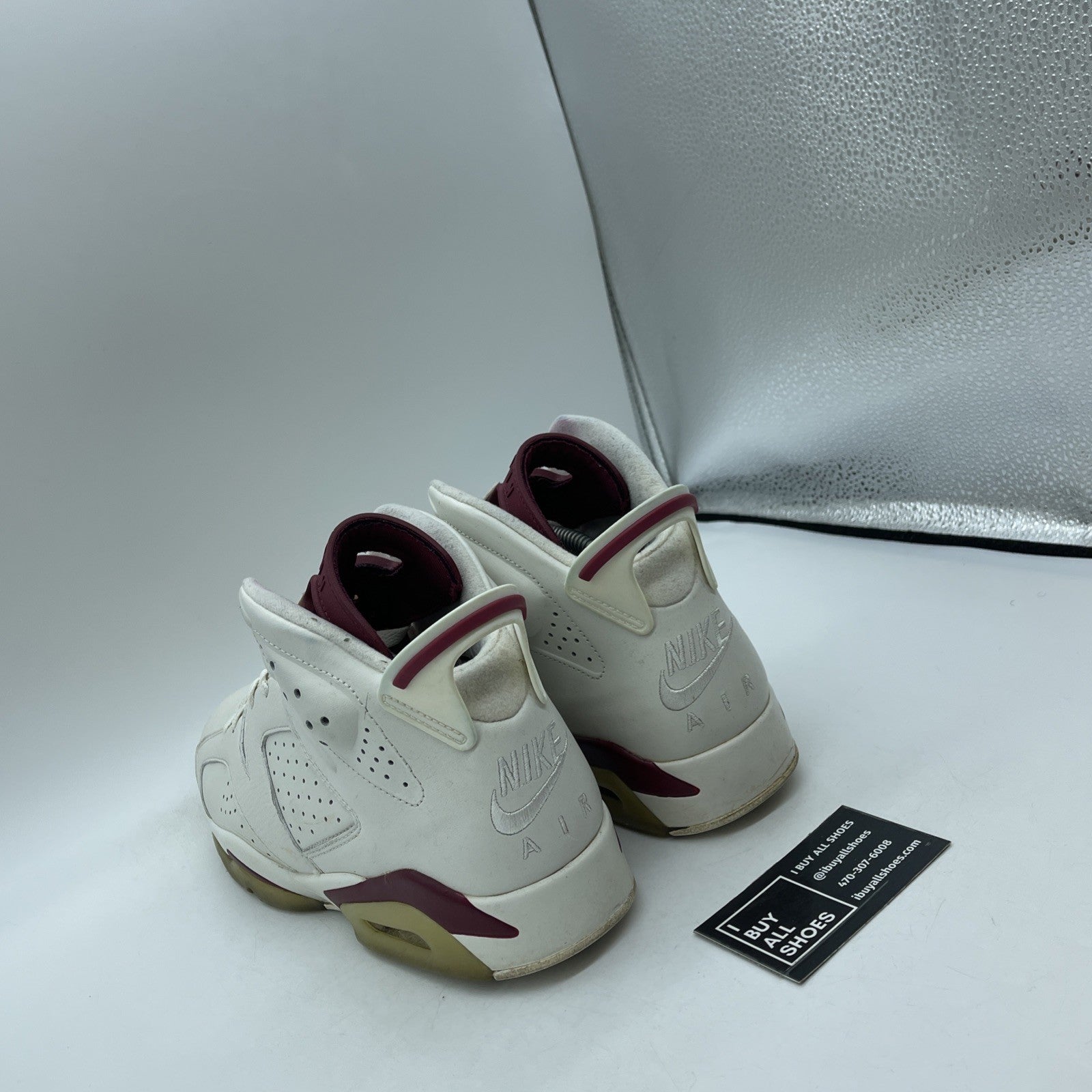 Size 9.5 - Air Jordan 6 Retro 2015 Maroon (384664-116)