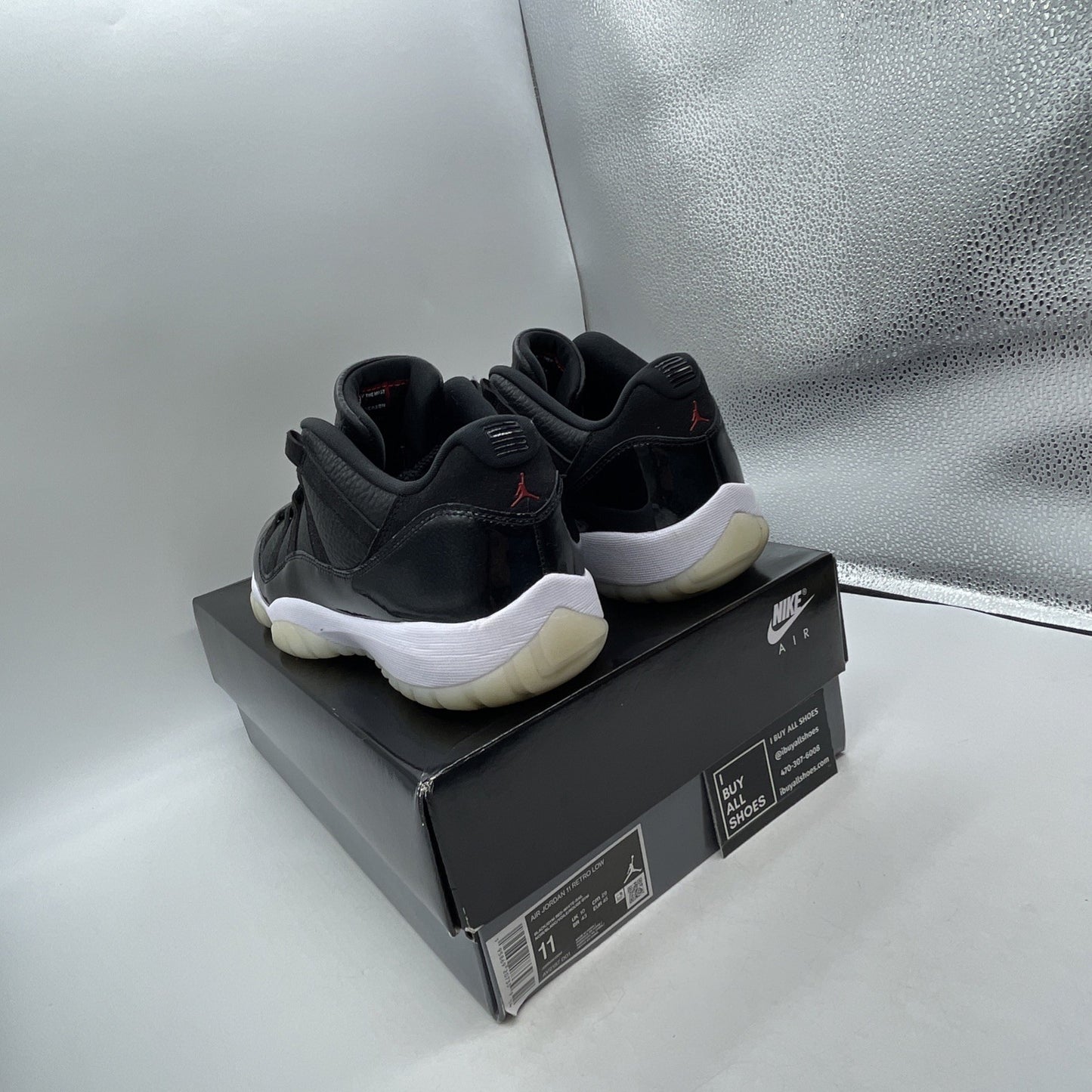 Size 11 - Air Jordan 11 Retro Low 72-10 (AV2187-001)