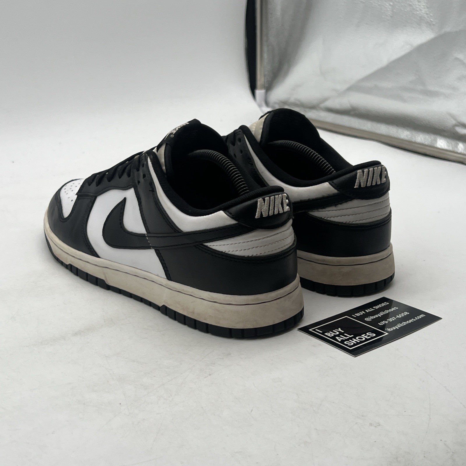 Size 9 - Nike Dunk Low Black White (DD1391-100)