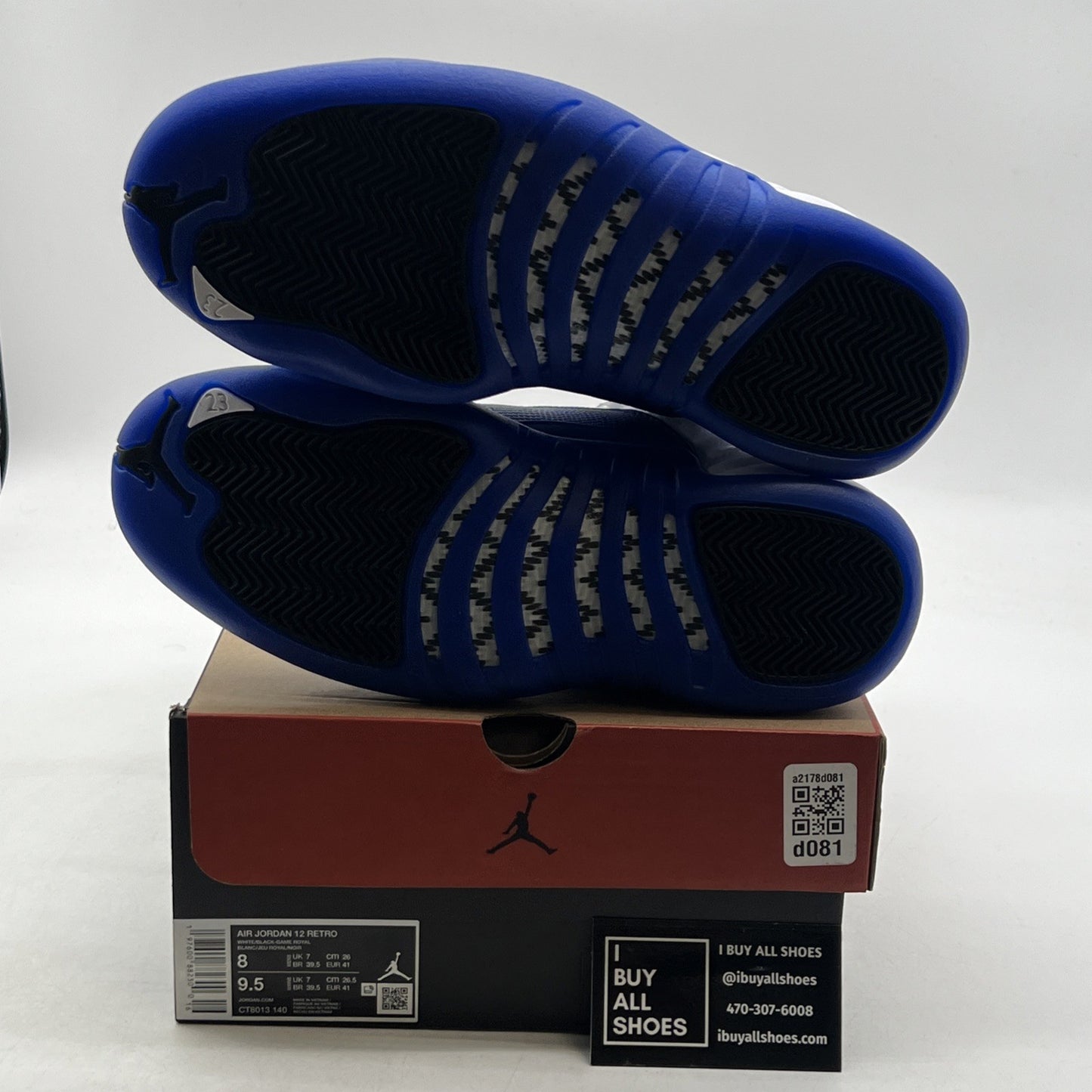 Size 8 - Air Jordan 12 Retro Blueberry (CT8013-140)
