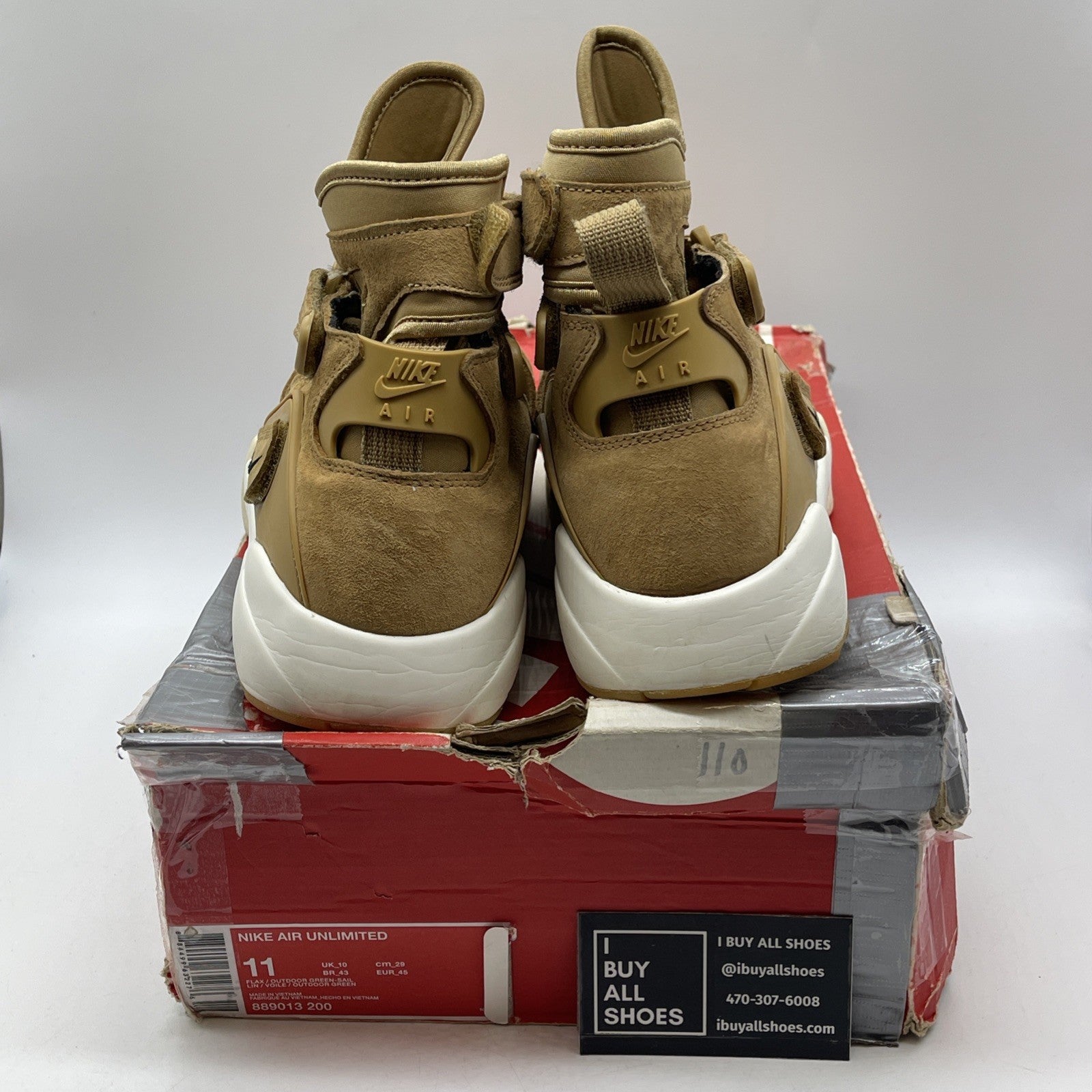 Size 11 - Nike Air Unlimited Flax (889013-200)