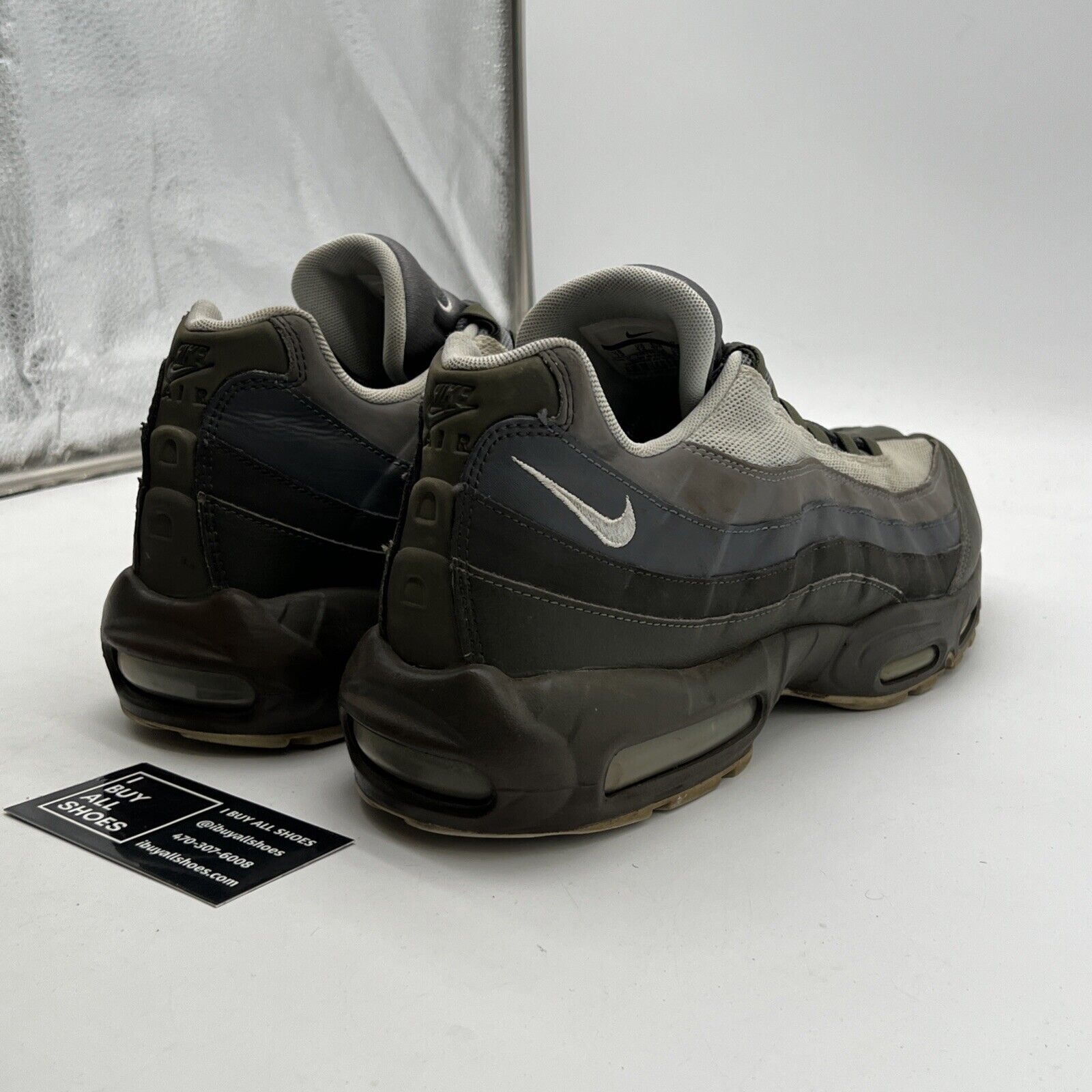 Size 13 - Nike Air Max 95 Essential Cargo Khaki (749766-302)