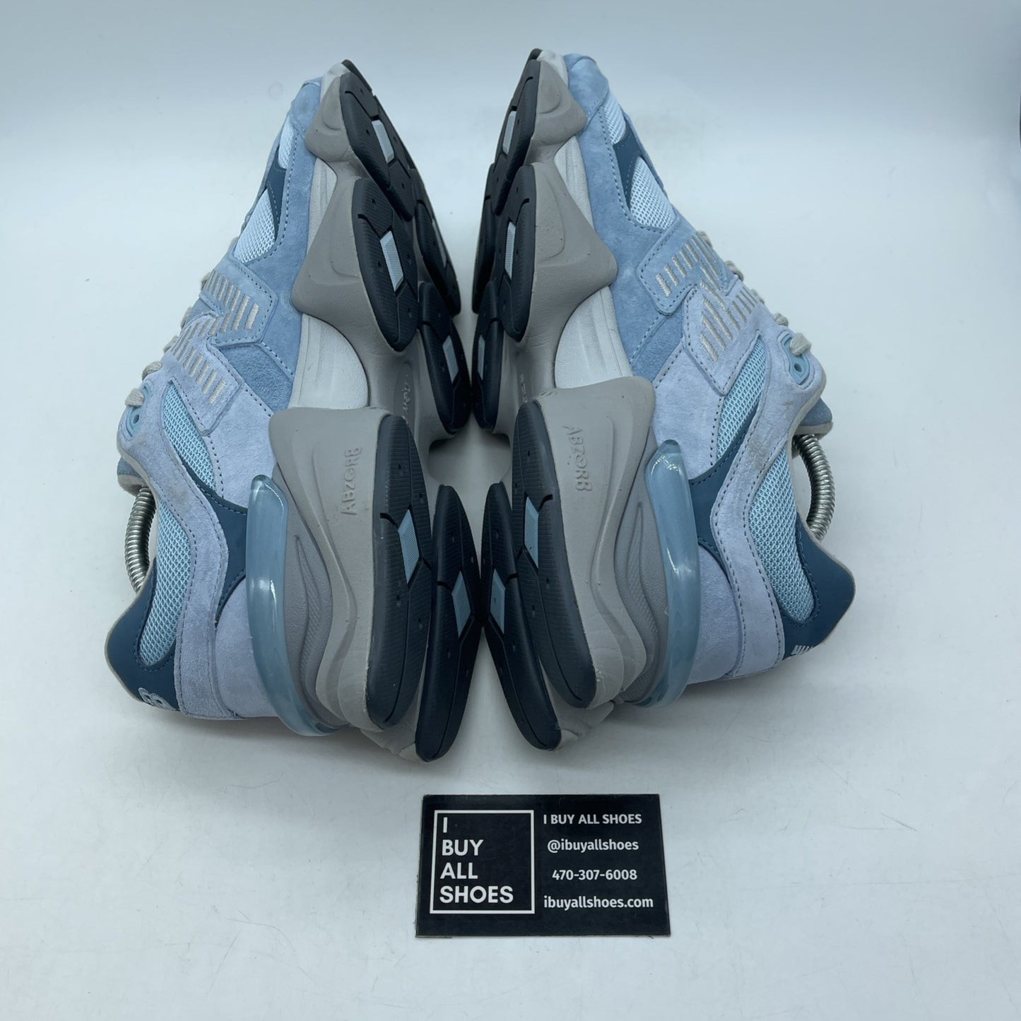 Size 10 - New Balance 9060 Chrome Blue White Suede (U9060EED)