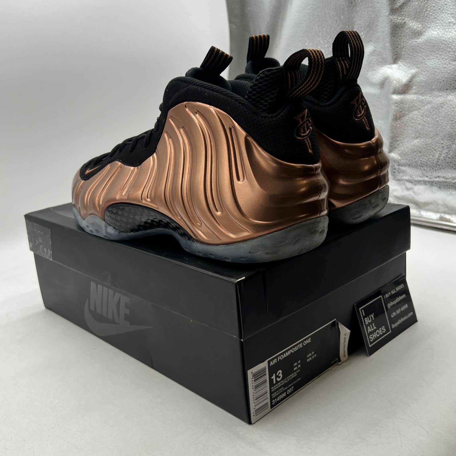 Size 13 - Nike Air Foamposite One 2017 Copper (314996-007)