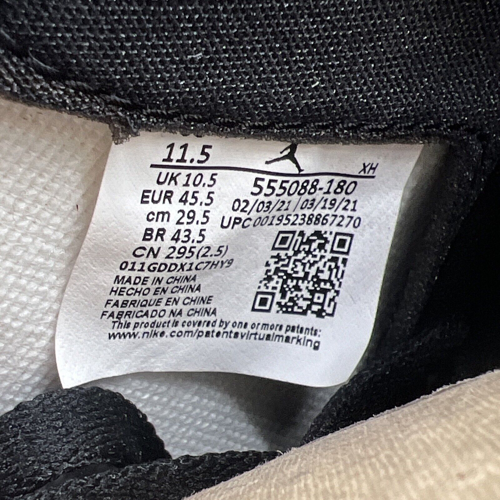 Size 11.5 - Jordan 1 Retro High Electro Orange (555088-180)