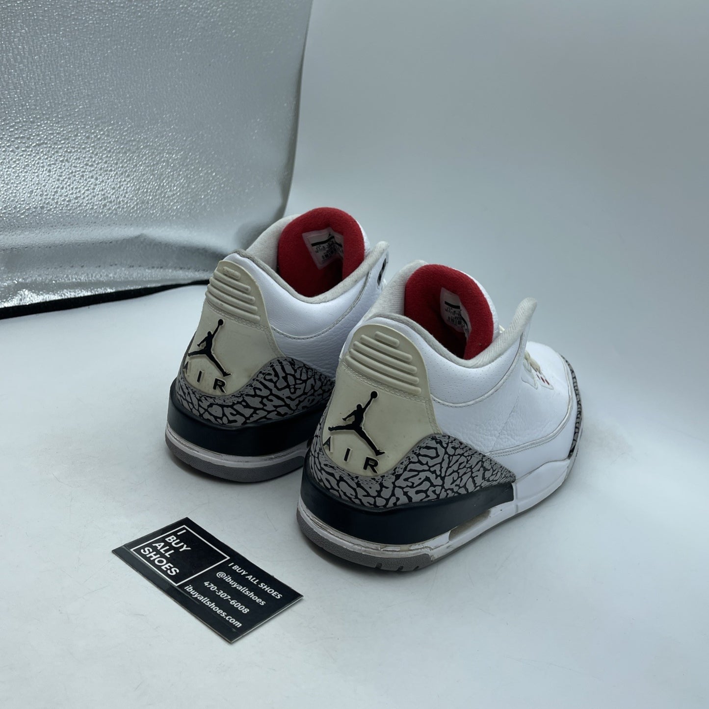Size 11.5 - Air Jordan 3 Retro White Cement 2011 (136064-105)