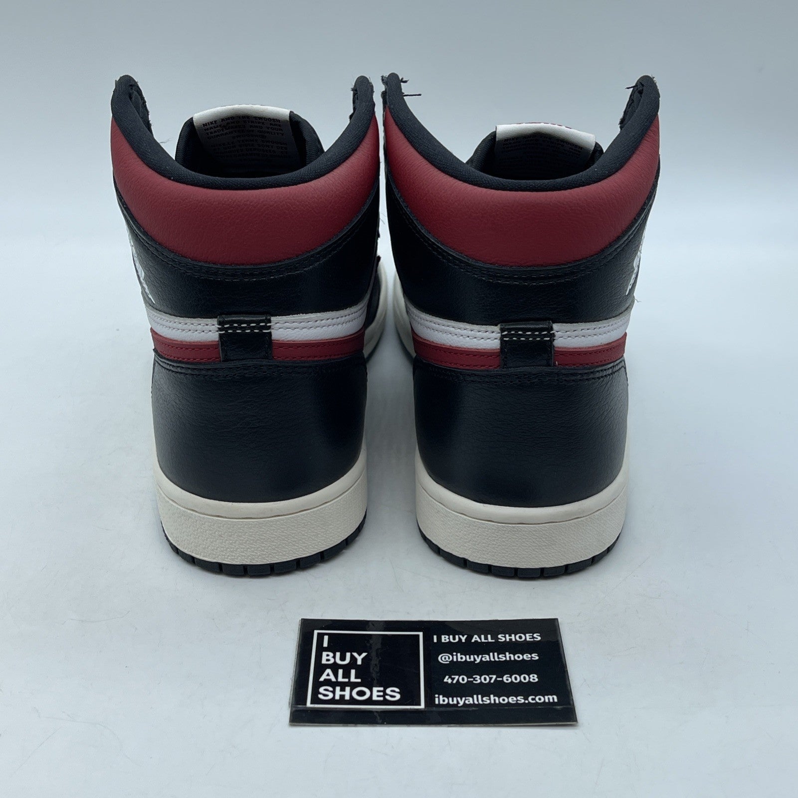 Size 9.5 - Air Jordan 1 Retro OG High Crimson Tint Black Leather (555088-081)