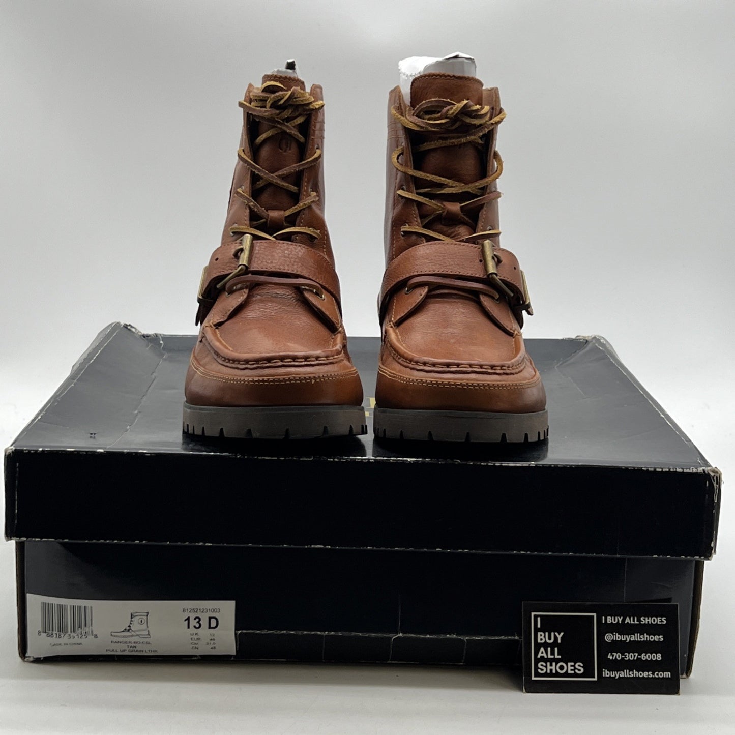Size 13 - Polo Ralph Lauren Men's Ranger Boots – Tan