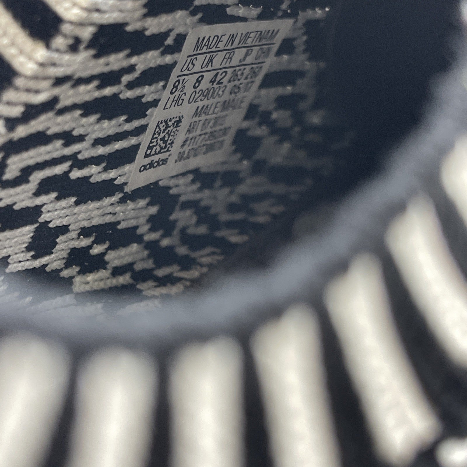 Size 8.5 - Adidas NMD_R1 Primeknit Zebra (BY3013)