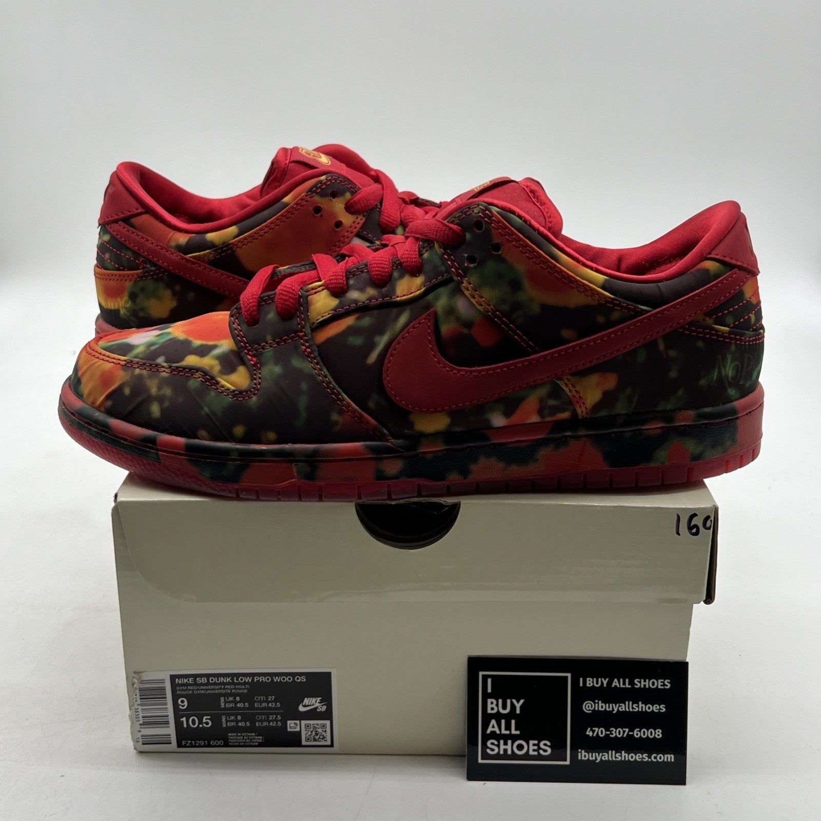 Size 9 - Nike The Wizard of Oz x Dunk SB Low Poppy Field (FZ1291-600)