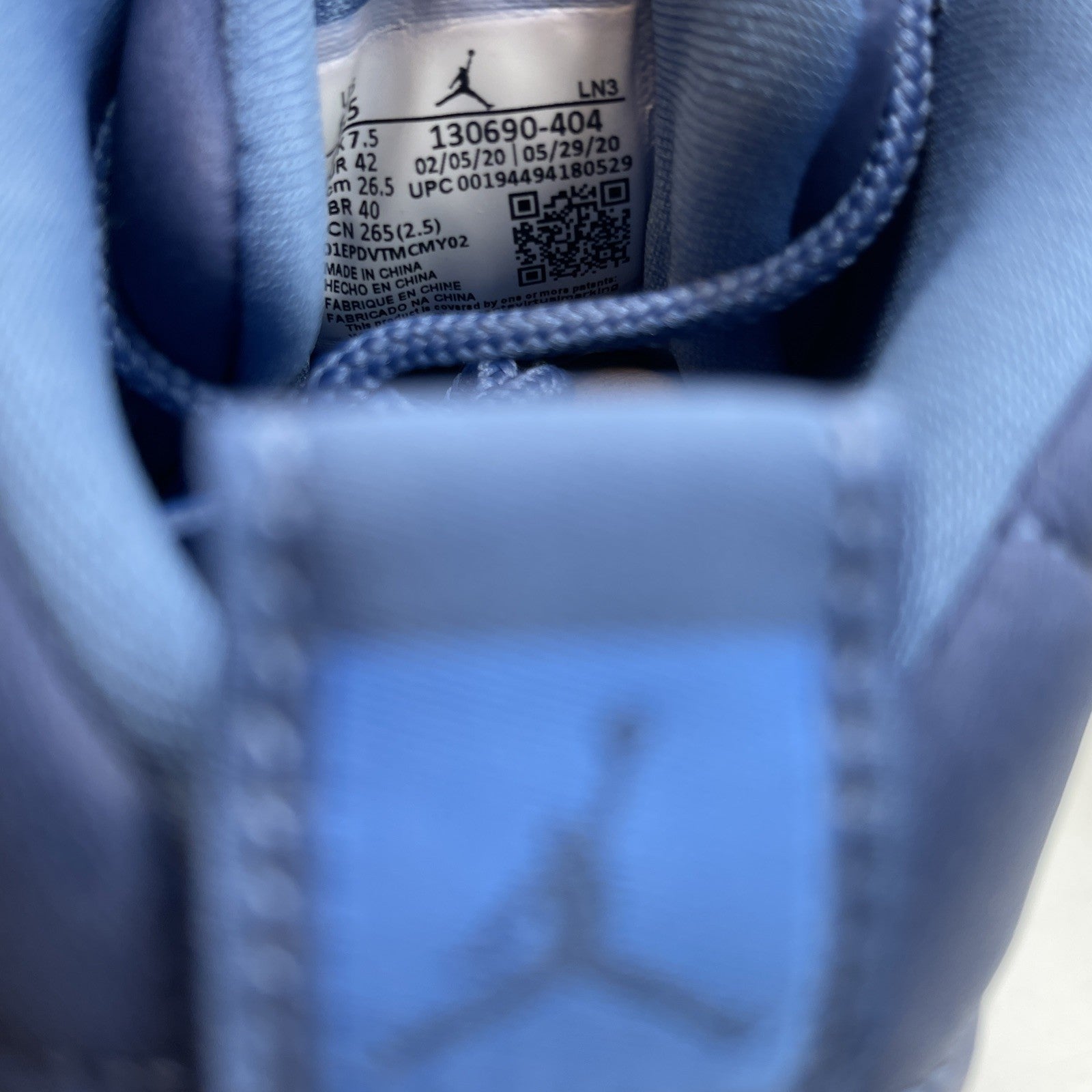 Size 8.5 - Air Jordan 12 Retro Indigo 2020 Suede Leather (130690-404)