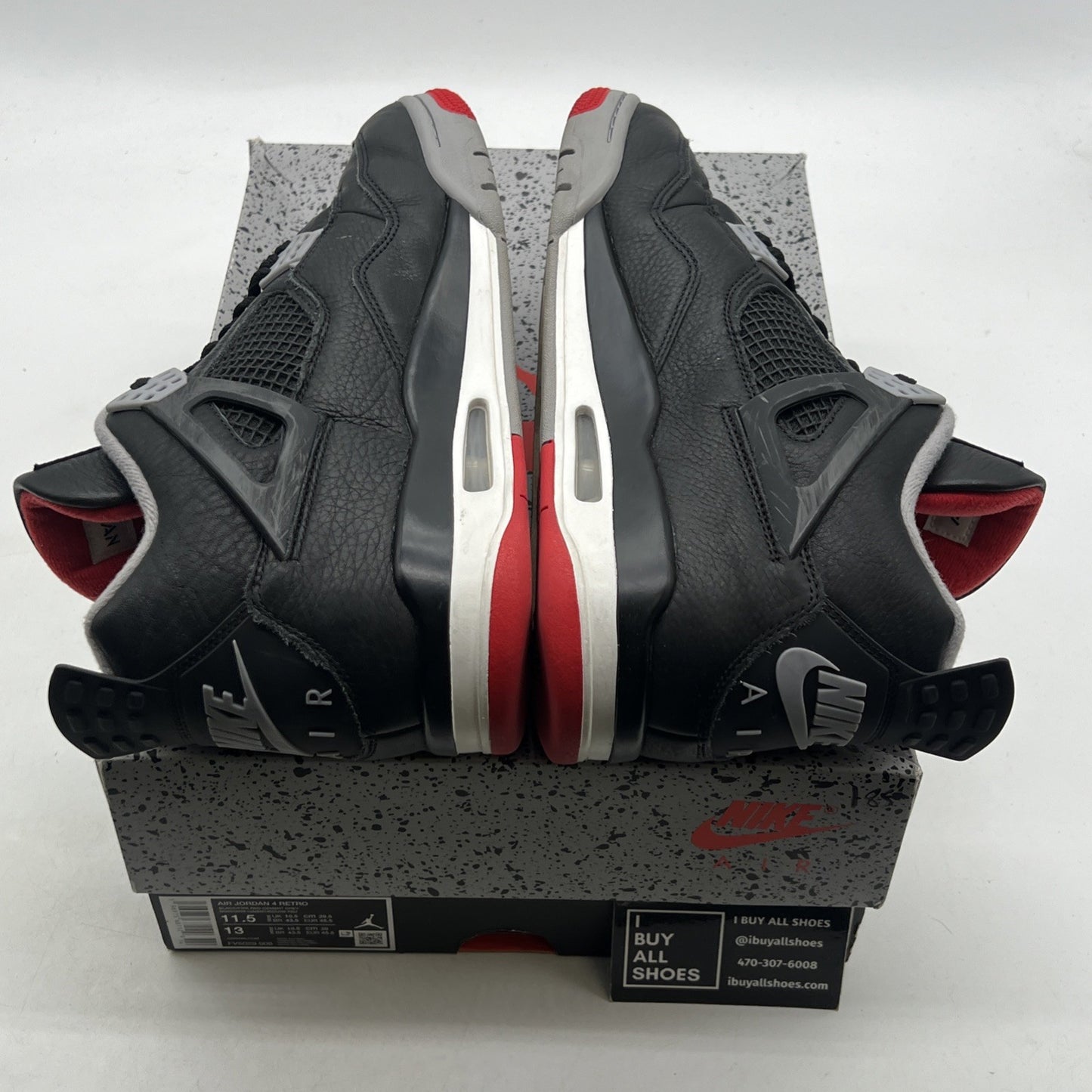 Size 11.5 - Air Jordan 4 Retro Bred Reimagined (FV5029-006)