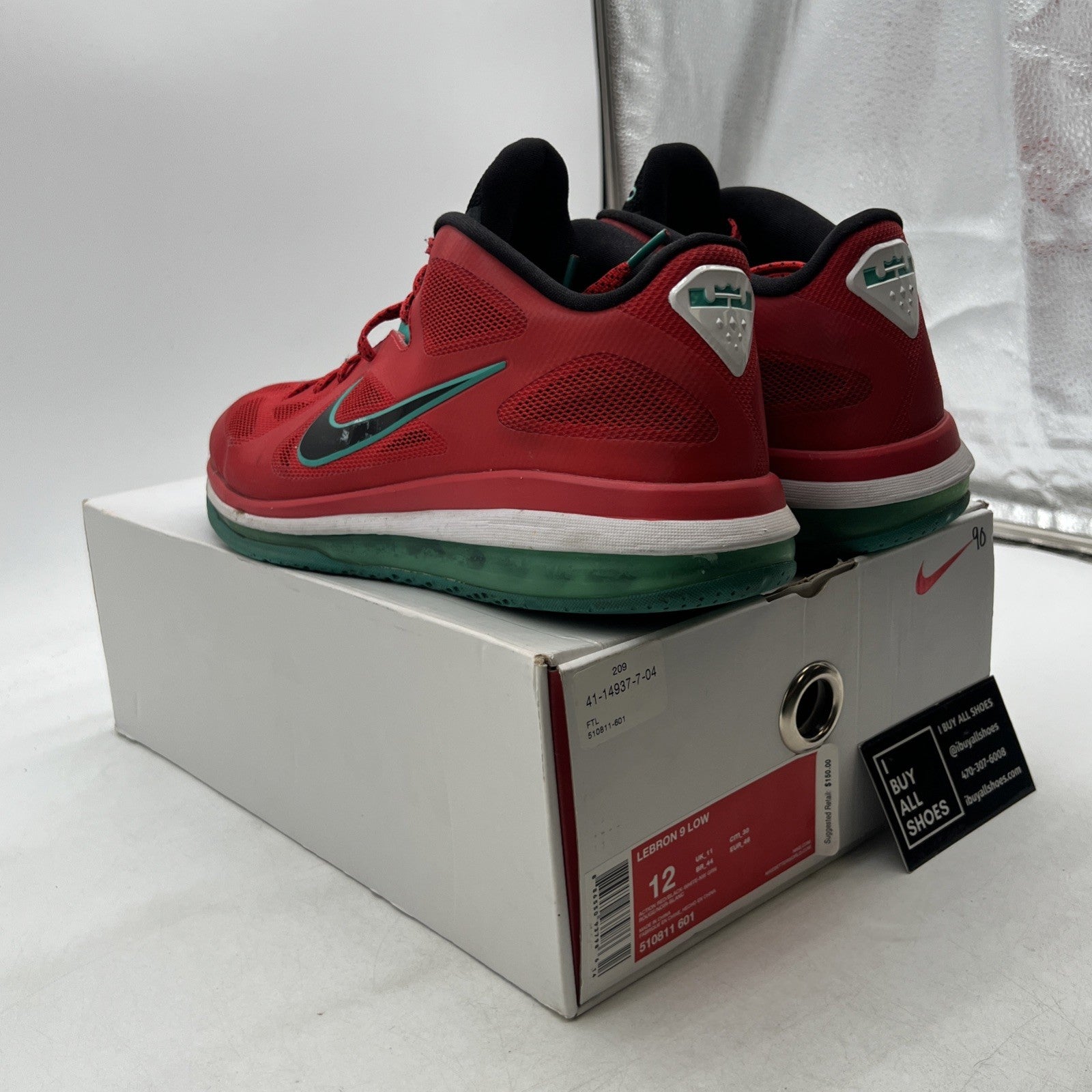 Size 12 - Nike LeBron 9 Low Liverpool (510811-601)