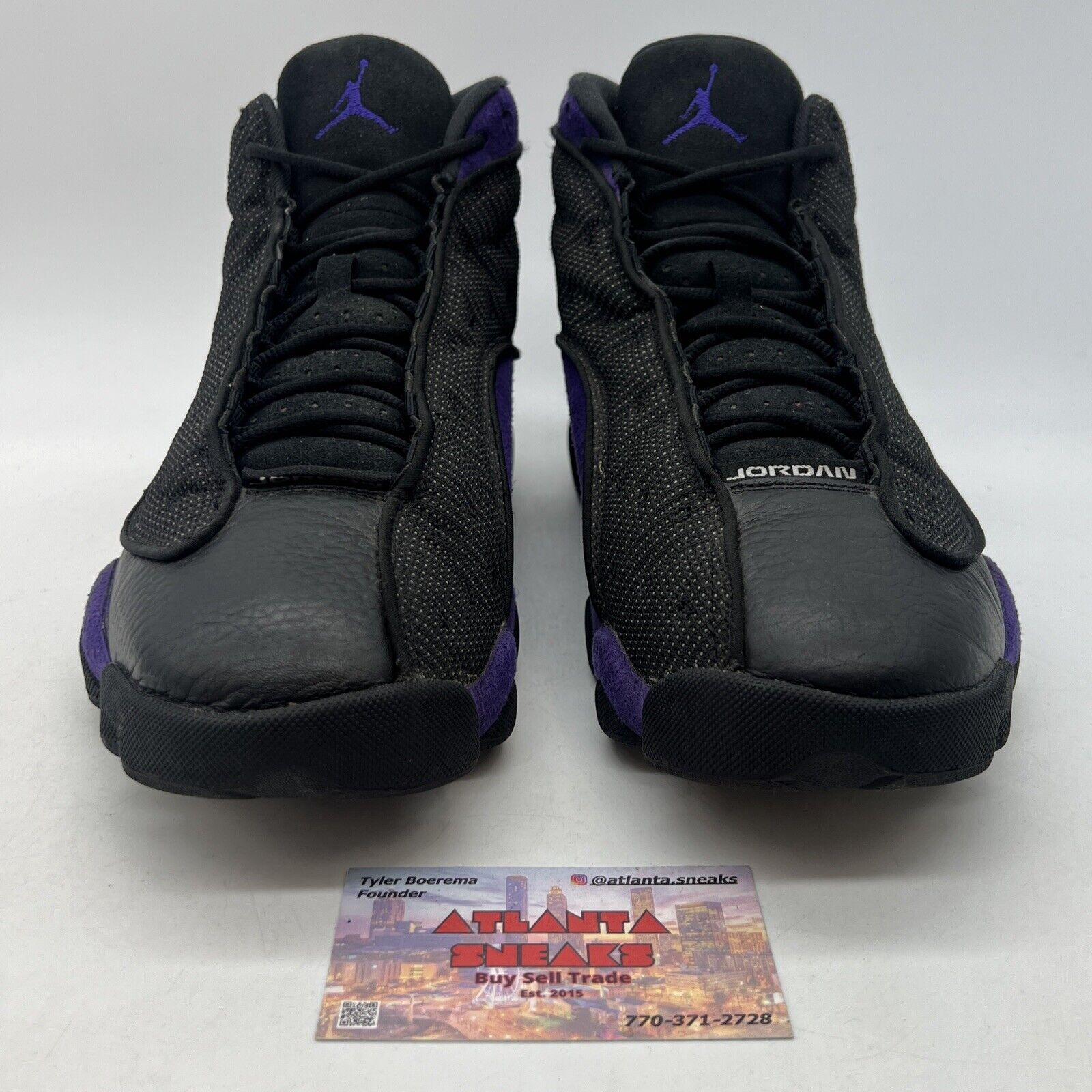 Size 10.5 - Jordan 13 Retro Court Purple Black Leather Suede (DJ5982-015)