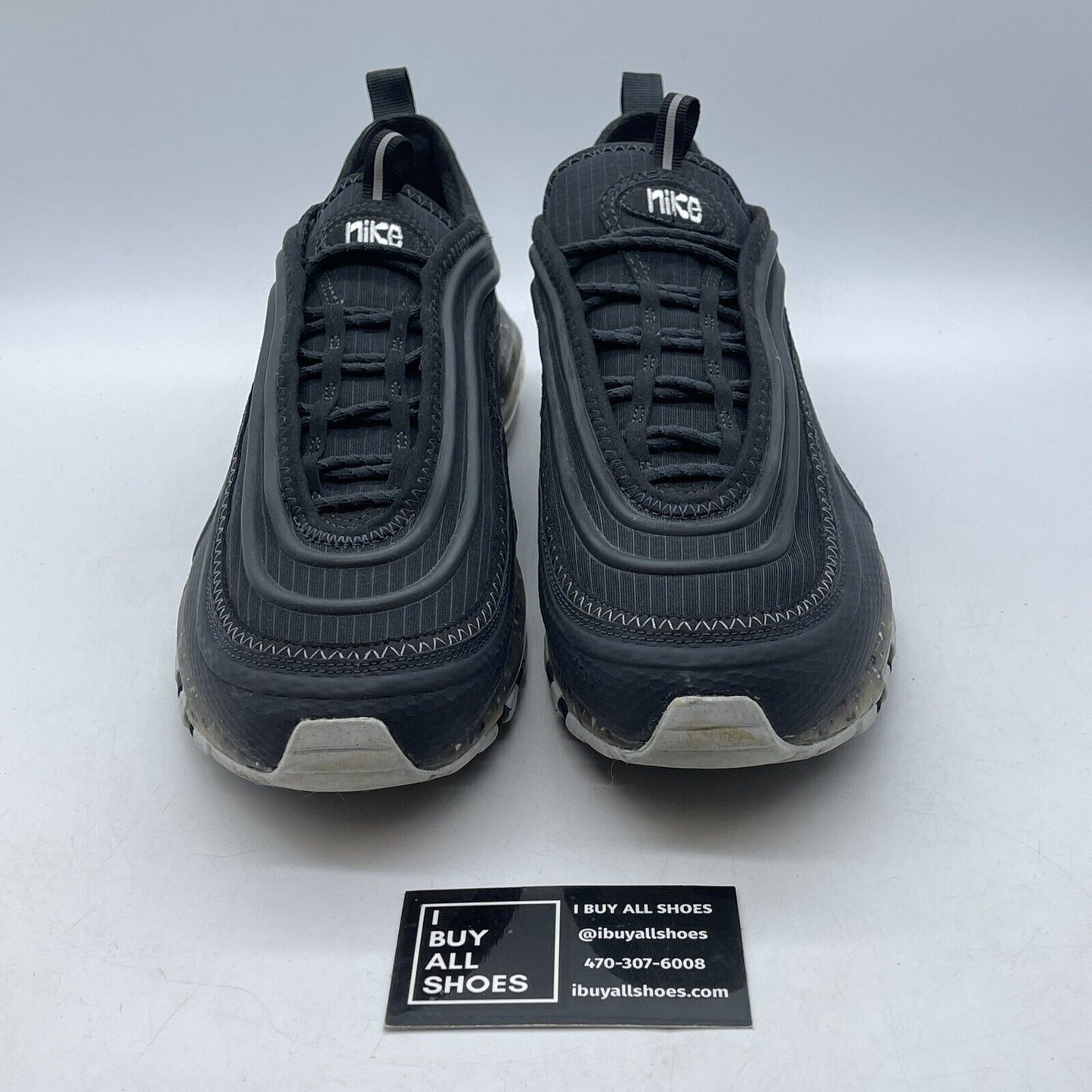 Size 12 - Nike Air Max Terrascape 97 Off Noir Black Suede Leather (DJ5019-001)
