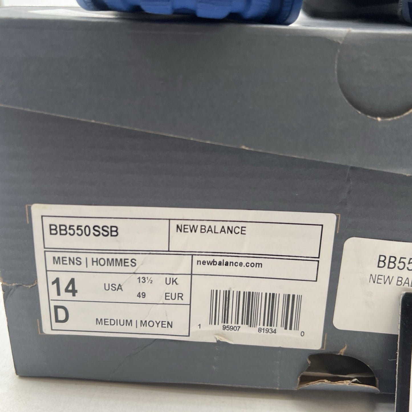 Size 14 - New Balance 550 Miami Nights (BB550SSB)