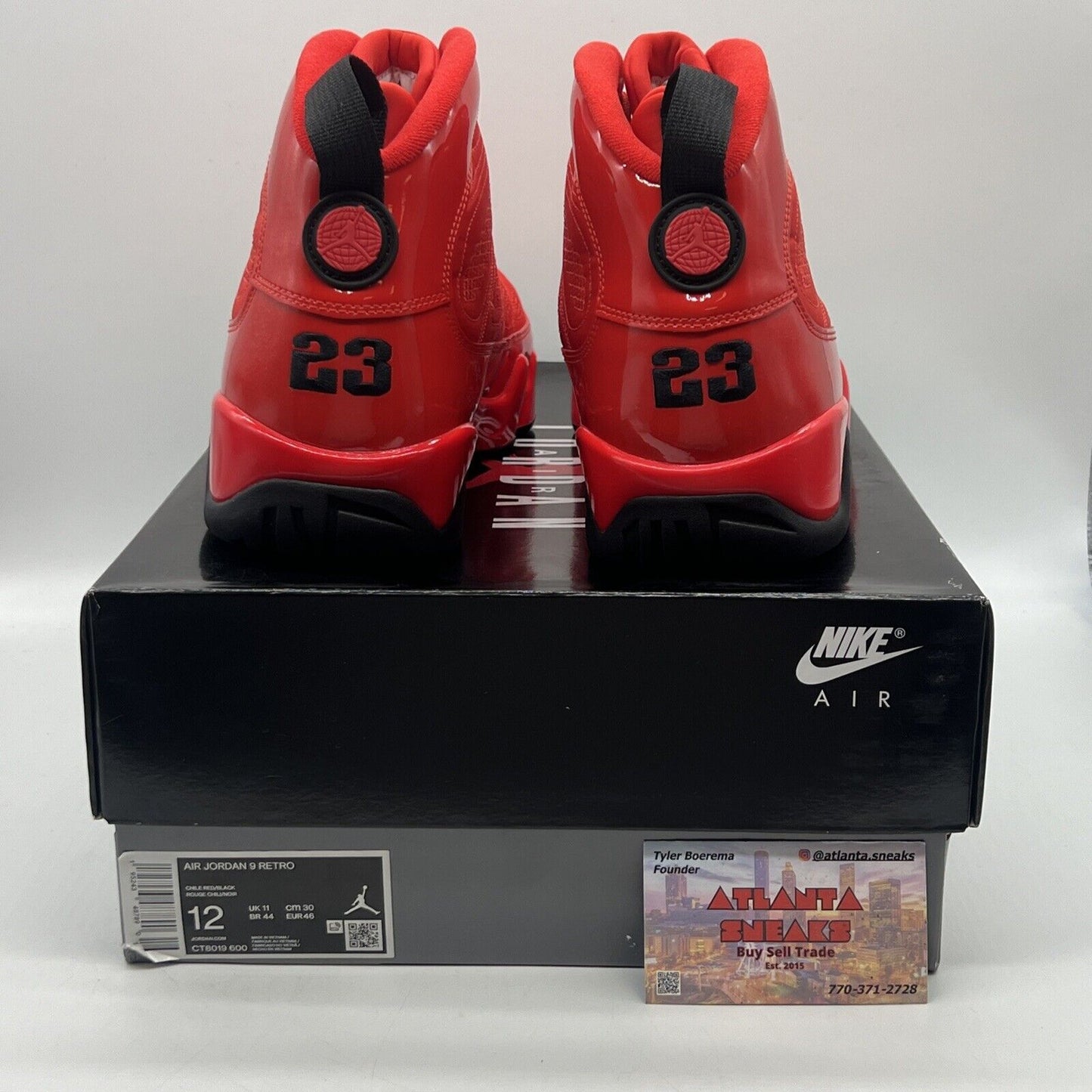 Size 12 - Jordan 9 Chile Red Brand New Og All