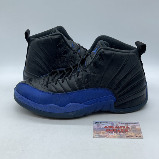 Size 9 - Air Jordan 12 Retro Game Royal Blue Black Leather Suede (130690-014)