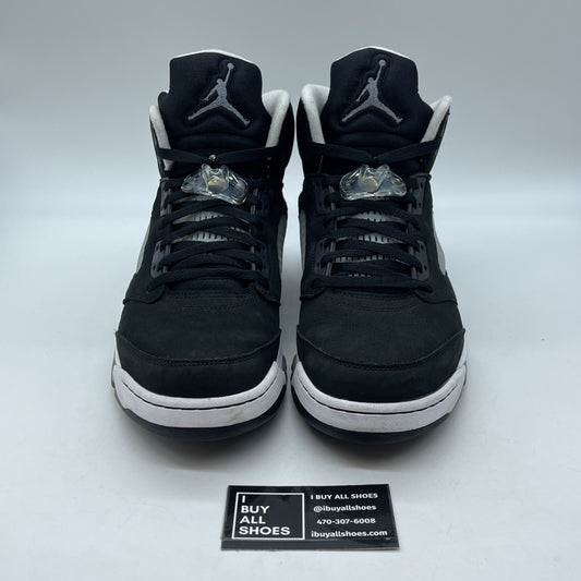 Size 12 - Jordan 5 Retro Mid Oreo Black White Suede (CT4838-011)
