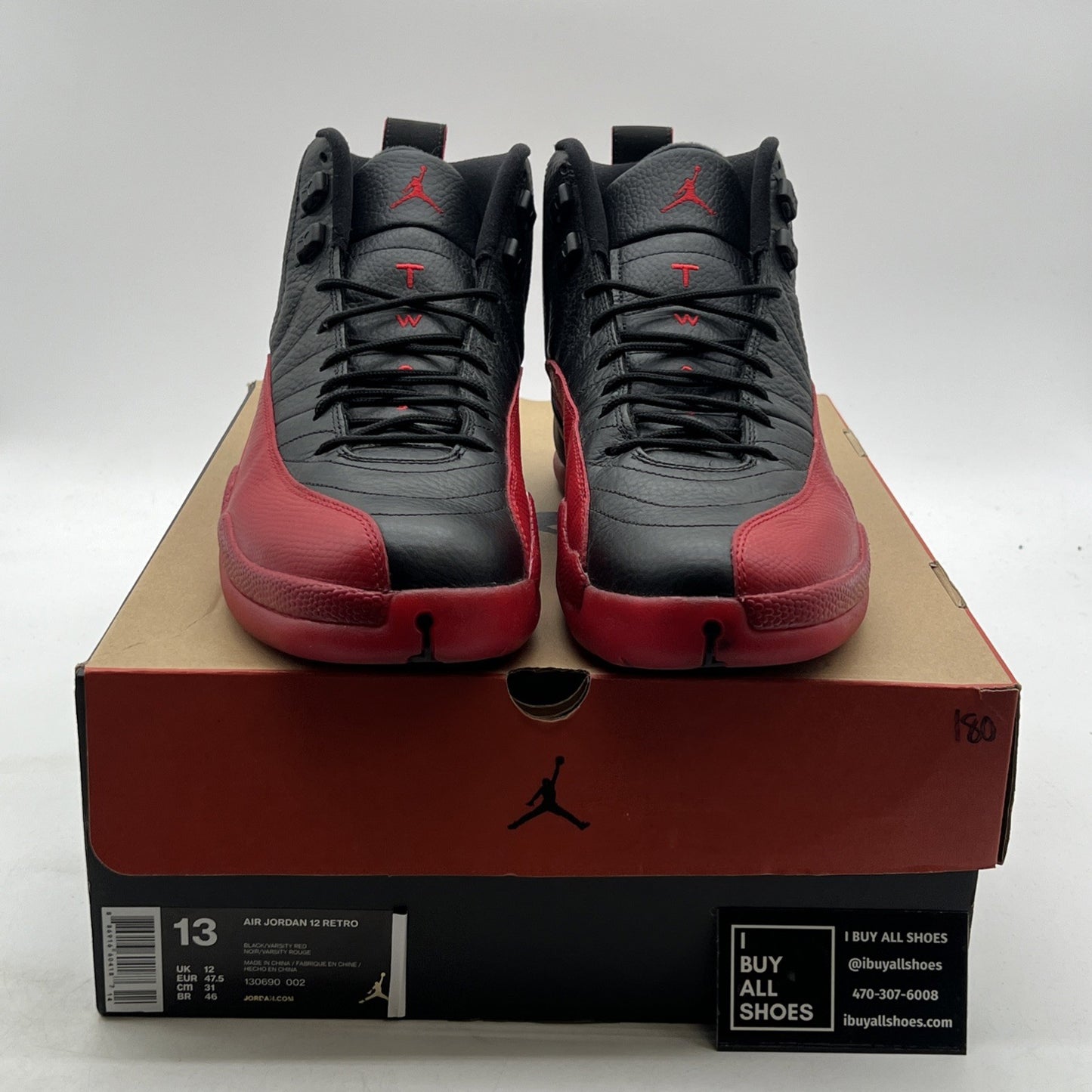 Size 13 - Air Jordan 12 Retro Mid Flu Game (130690-002)