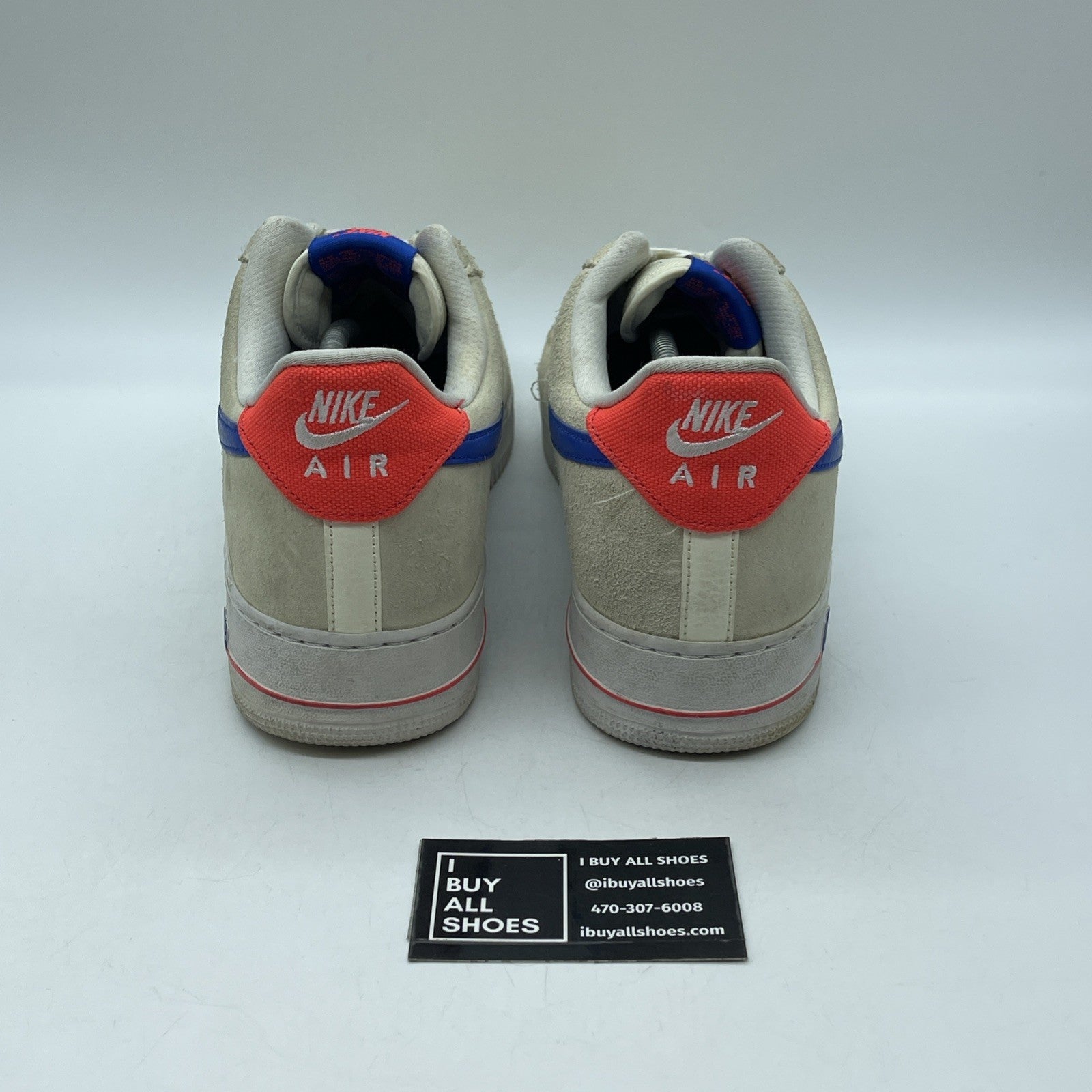 Size 13 - Nike Air Force 1 '07 LV8 Coconut Milk Hyper Royal (DM8314-100)