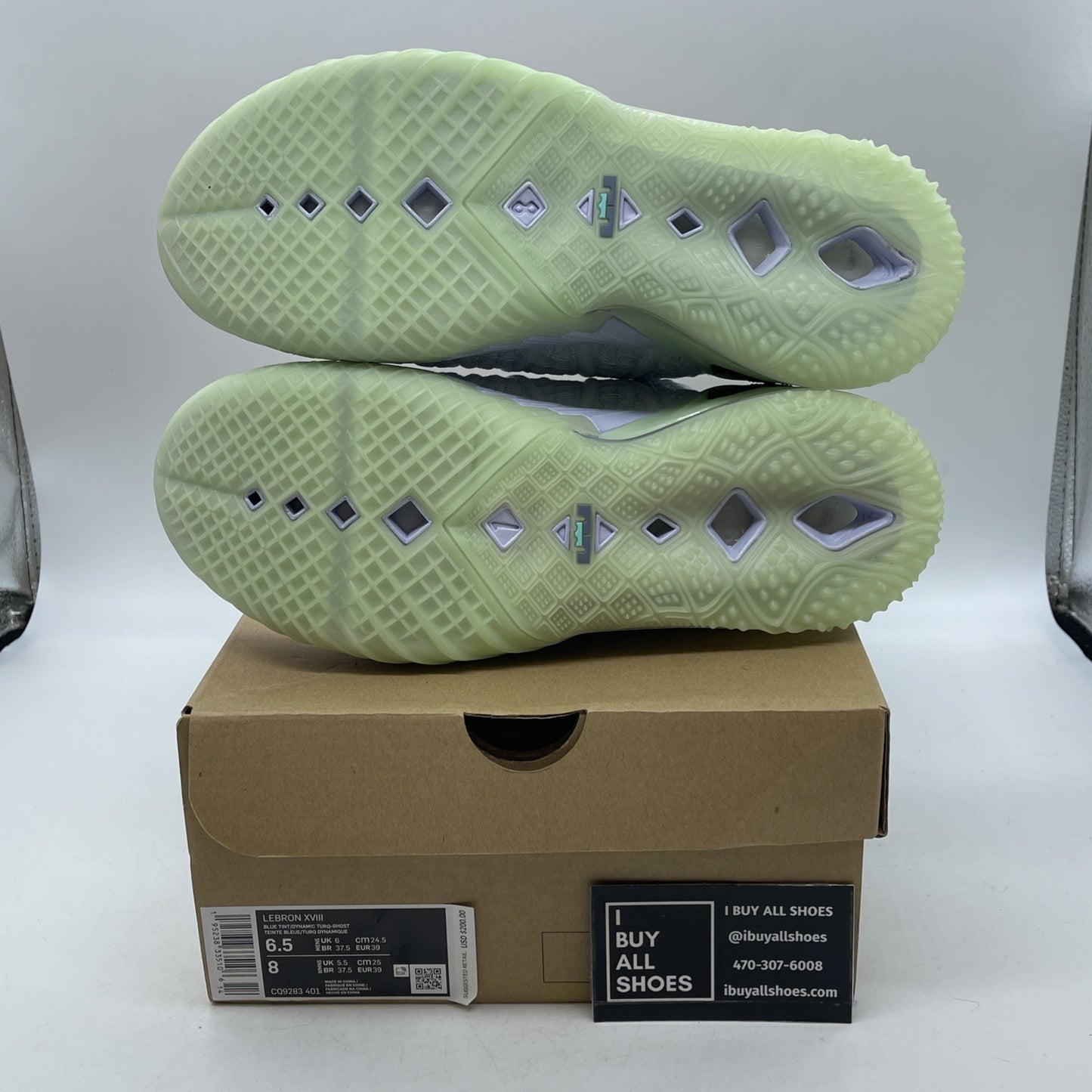 Size 6.5 - Diana Taurasi x Nike LeBron 18 GOAT Vision (CQ9283-401)