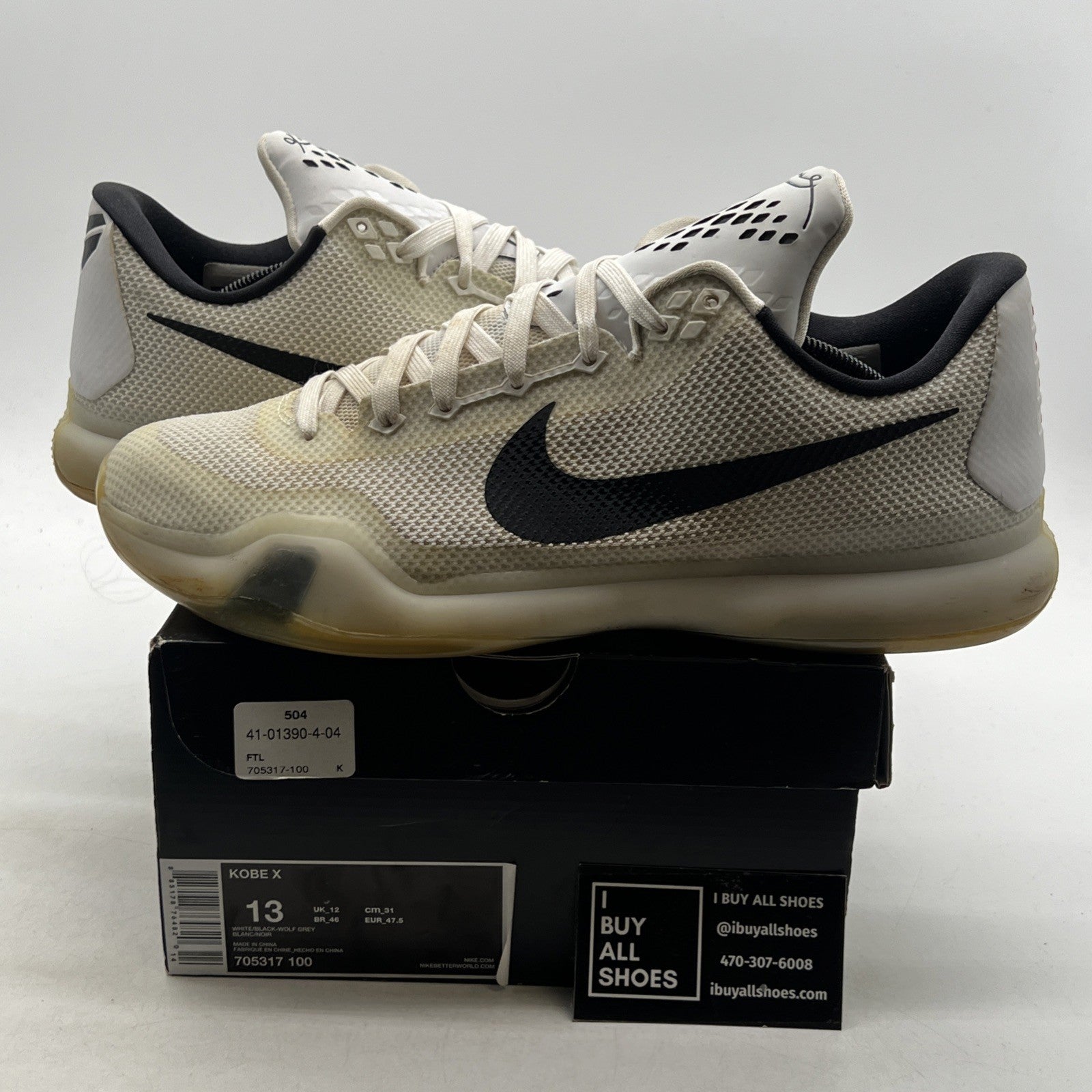 Size 13 - Nike Kobe 10 Fundamentals (705317-100)