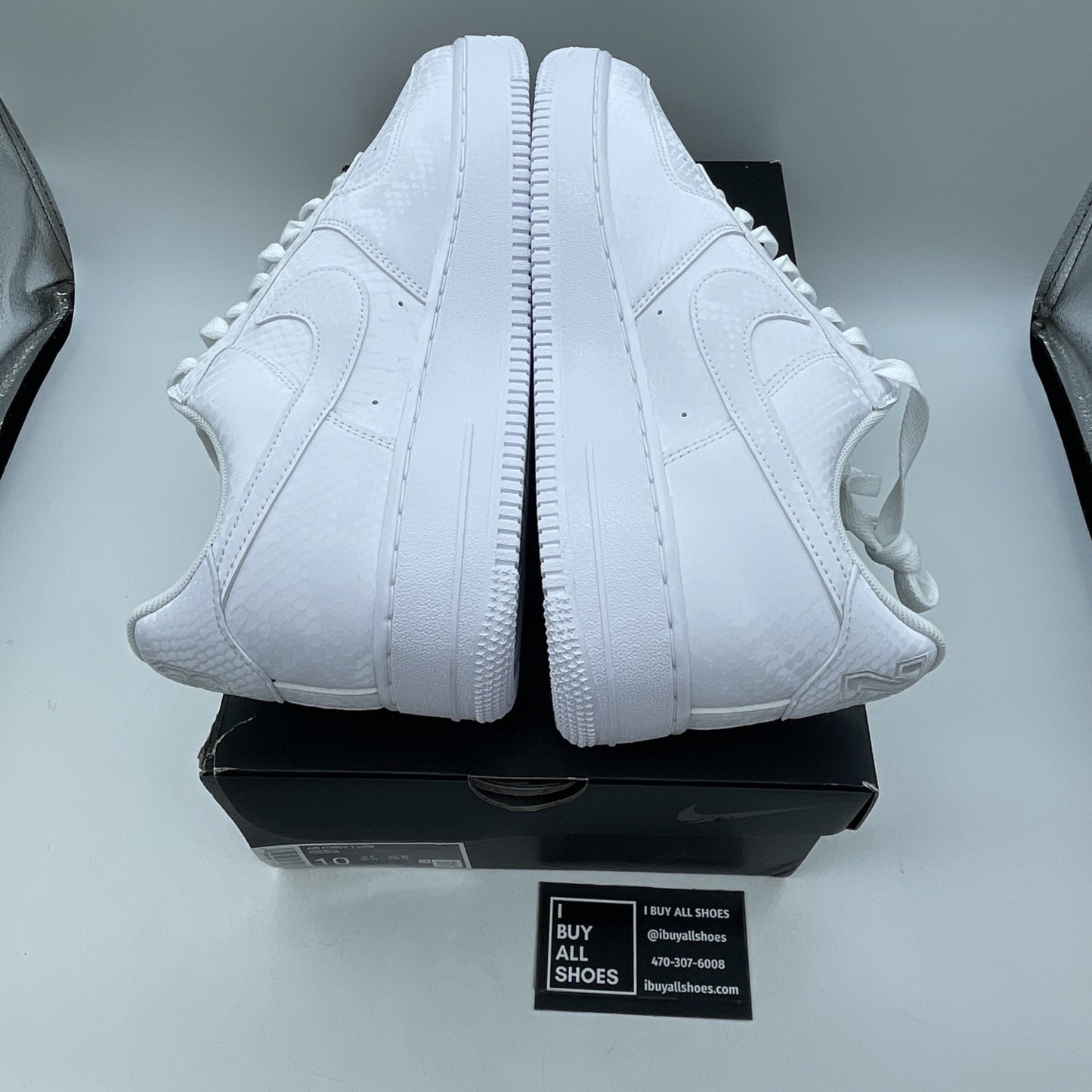 Size 10 - Nike Kobe Bryant x Air Force 1 Low Forever White (IB0018-100)