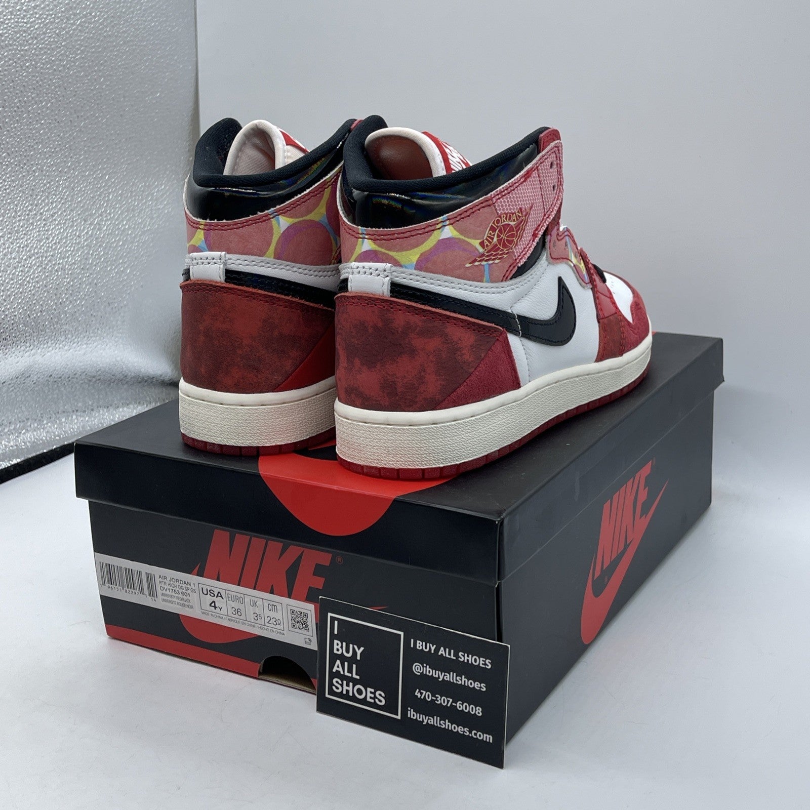 Size 4Y - Jordan 1 Retro OG x Marvel High Next Chapter Suede (DV1753-601)