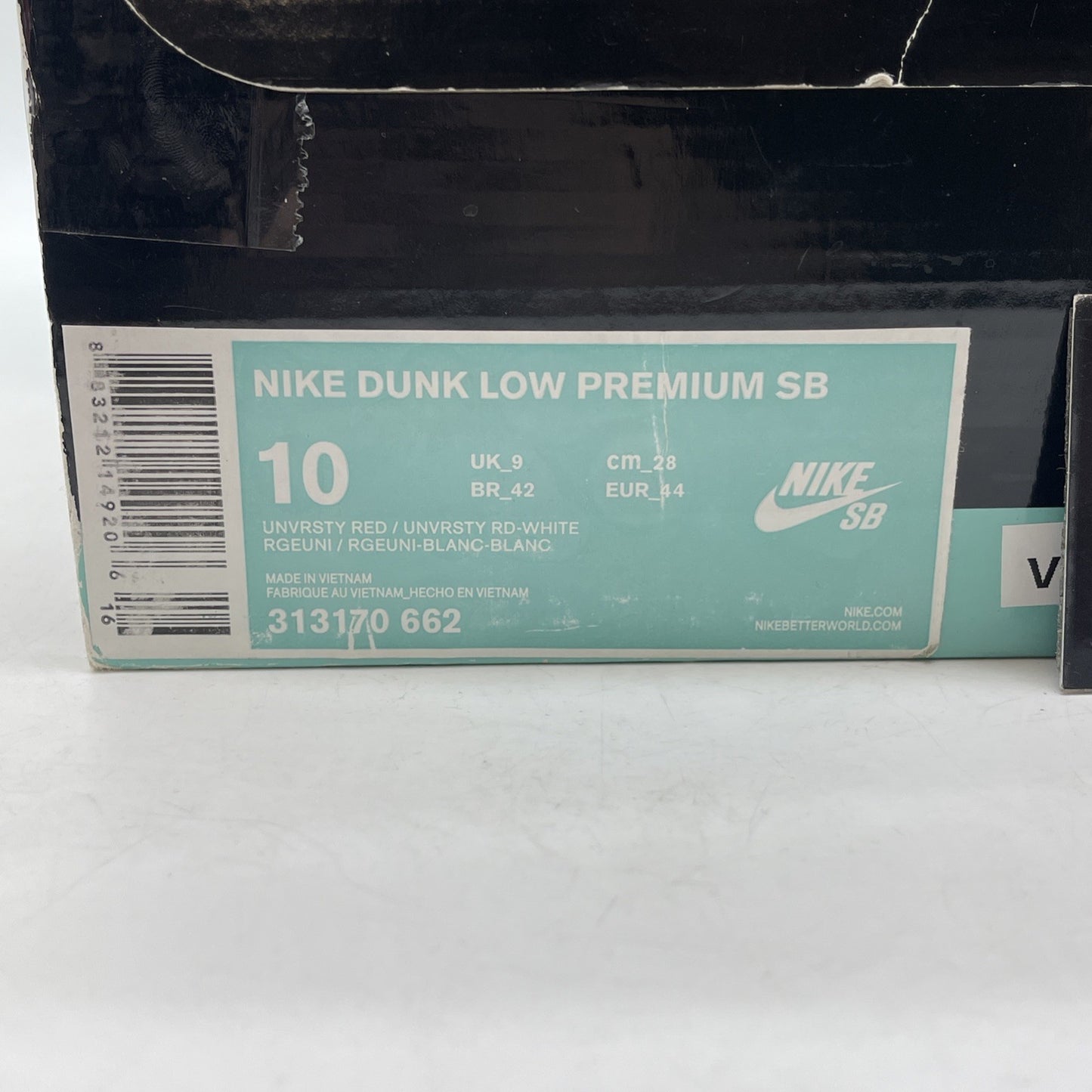Size 10 - Nike Dunk Premium SB Low Valentine's Day 2014 Suede (313170-662)