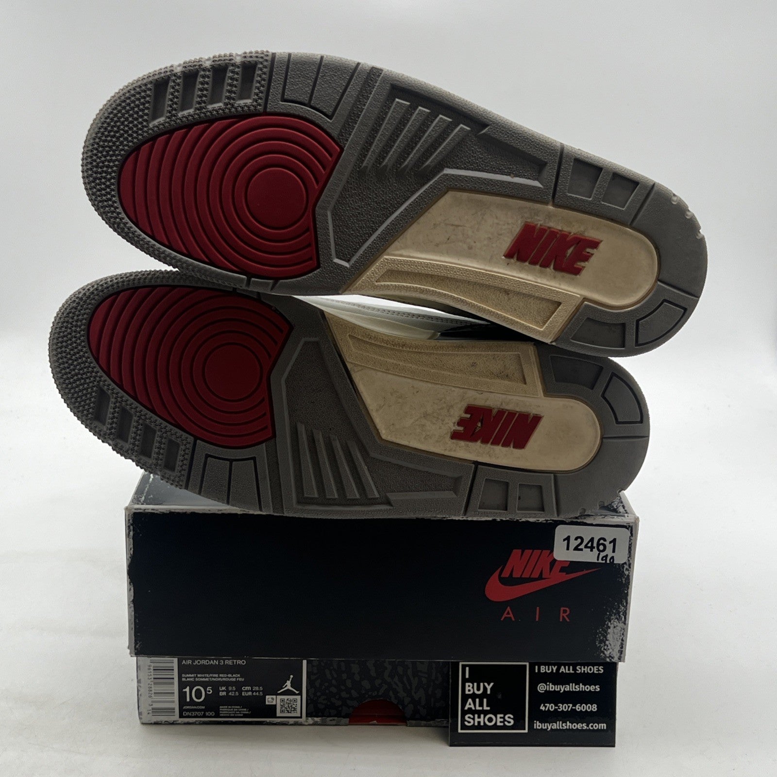 Size 10.5 - Air Jordan 3 Retro Mid White Cement Reimagined (DN3707-100)