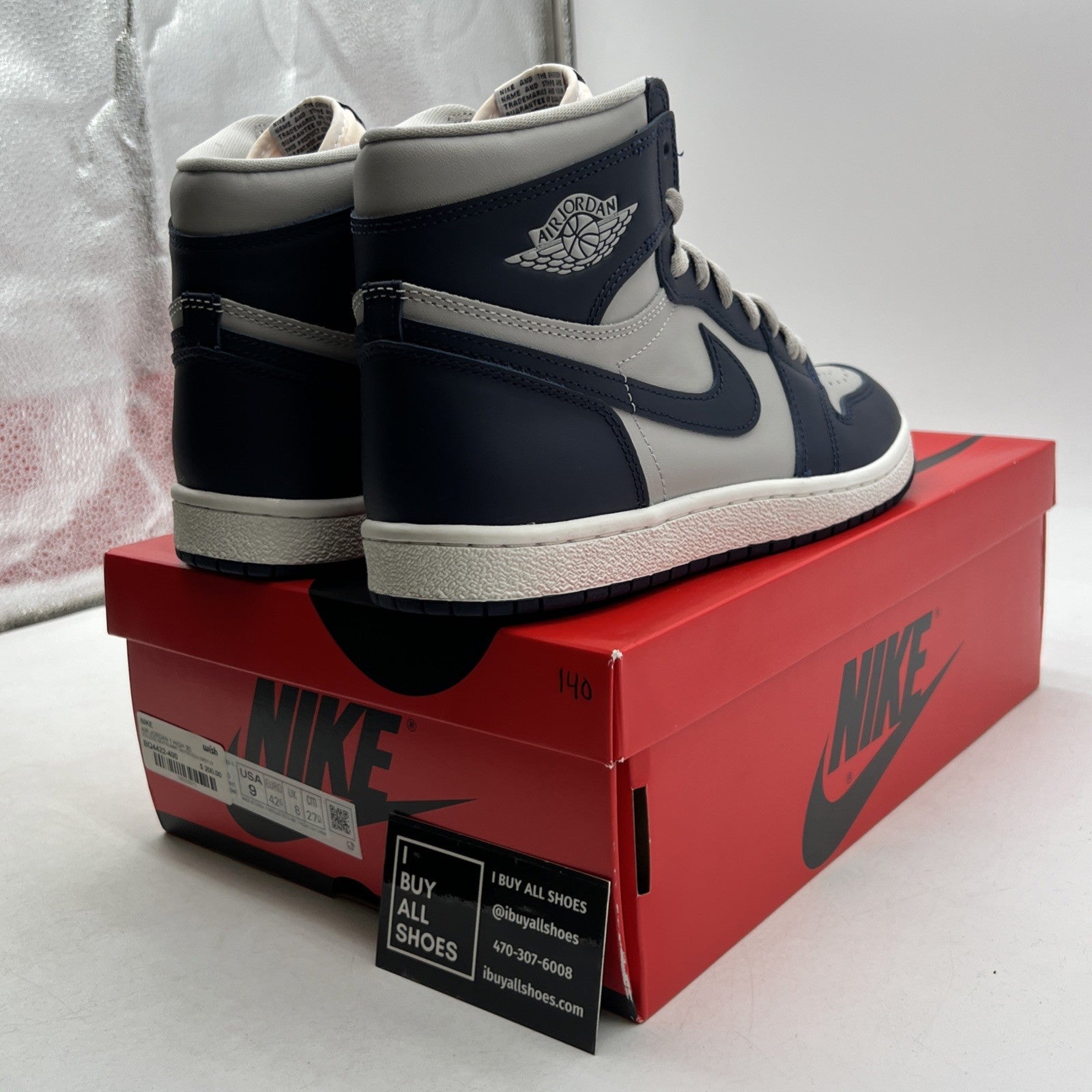 Size 9 - Air Jordan 1 Retro '85 High Georgetown (BQ4422-400)