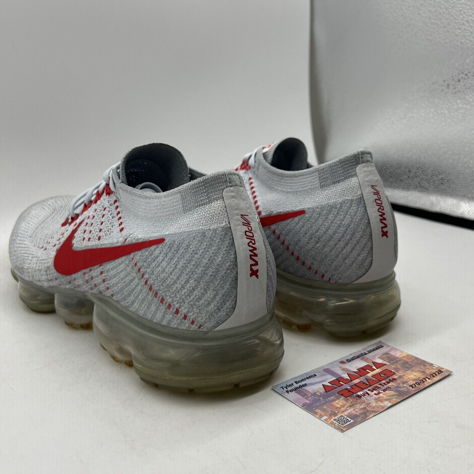 Size 11 - Nike Air VaporMax OG - Grey Red (849558-006)