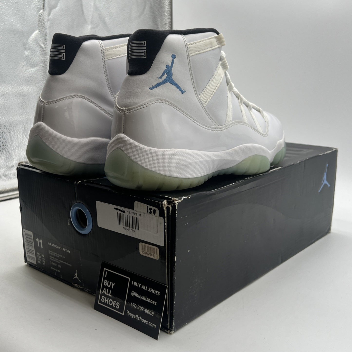 Size 11 - Air Jordan 11 Retro High Legend Blue (378037-117)